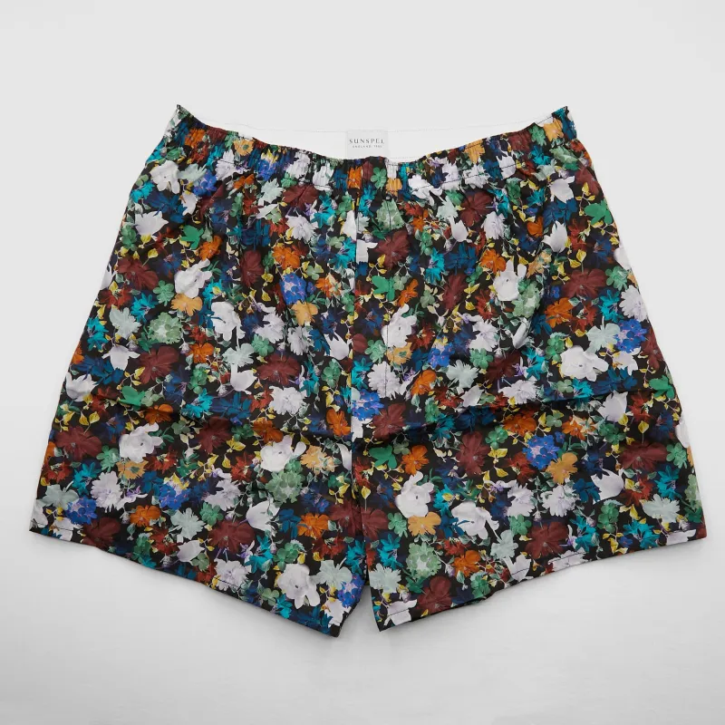 Sunspel Classic Black Floral sold by DeeCee style