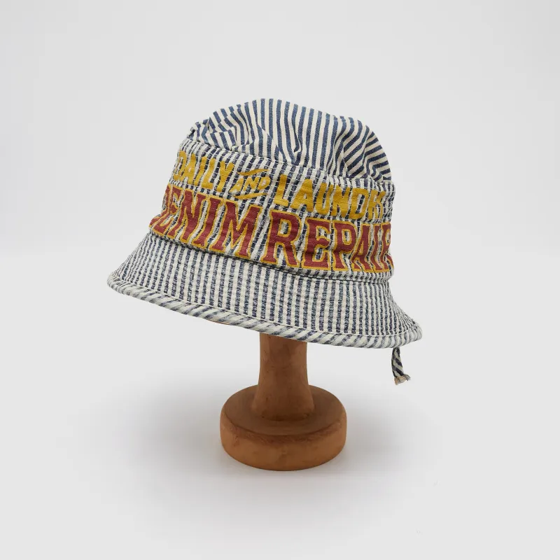 Kapital Kountry Denim Repair Bucket Hat sold by DeeCee style