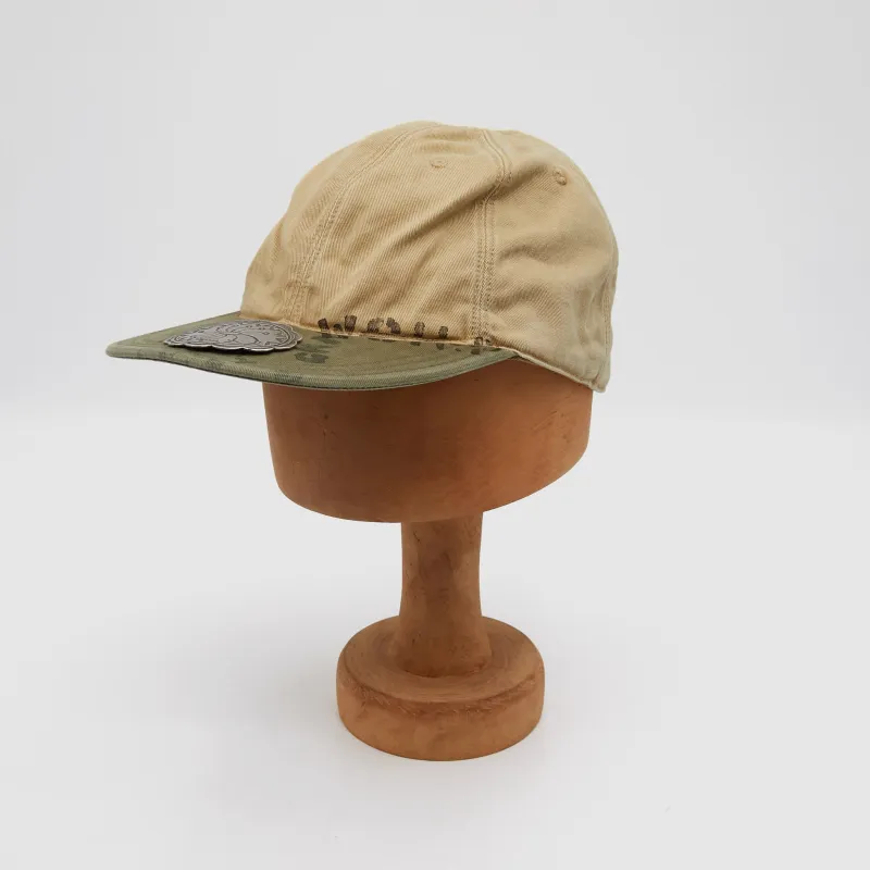 Kapital Removable Silver Concho Cotton Ball Cap sold by DeeCee style