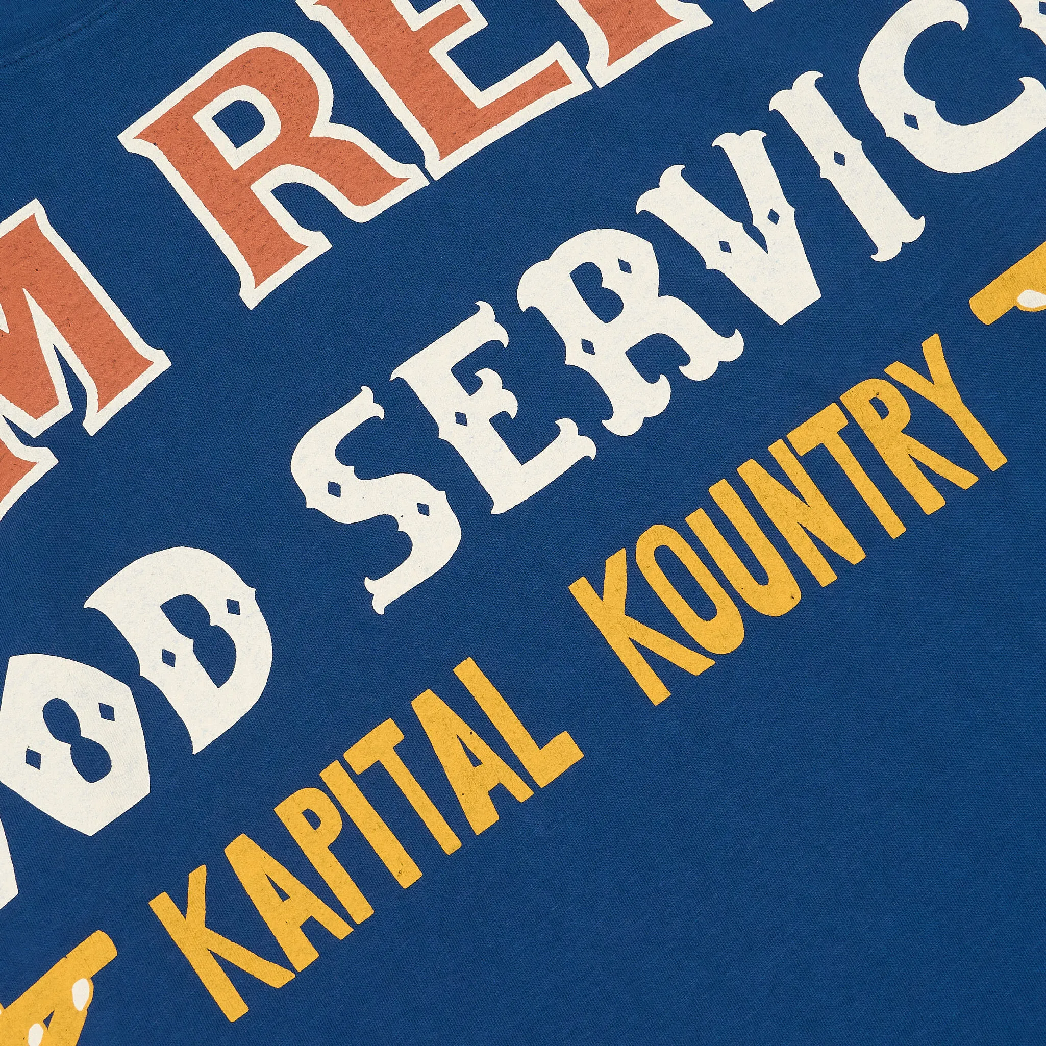 Kapital Denim Repair Oversized Crew Neck Huge T-Shirt sold by DeeCee style product image thumbnail 2