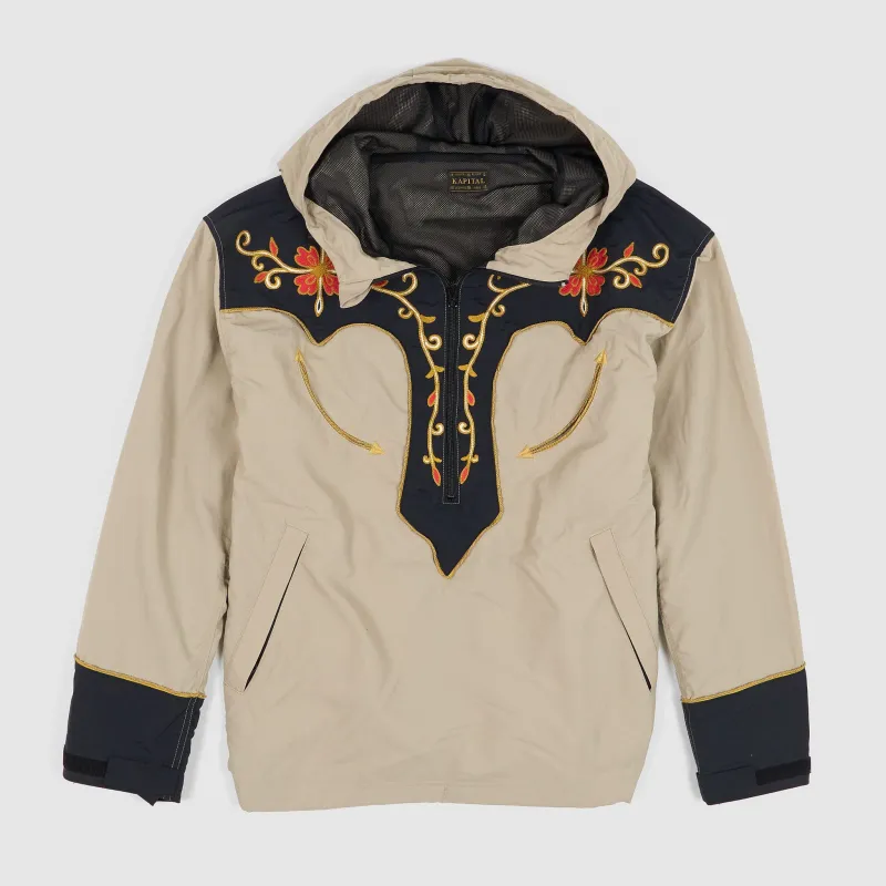 Kapital Embroidered Two Tone Western Anorak Parka sold by DeeCee style