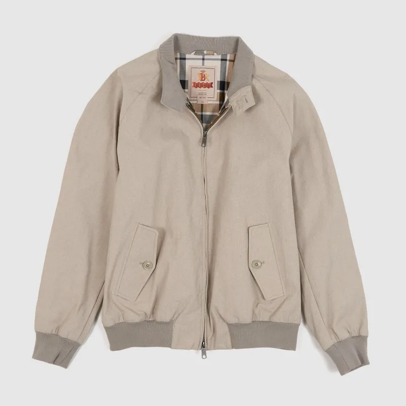 Baracuta G9 Harrington Linen Blend Tent Cloth Jacket sold by DeeCee style