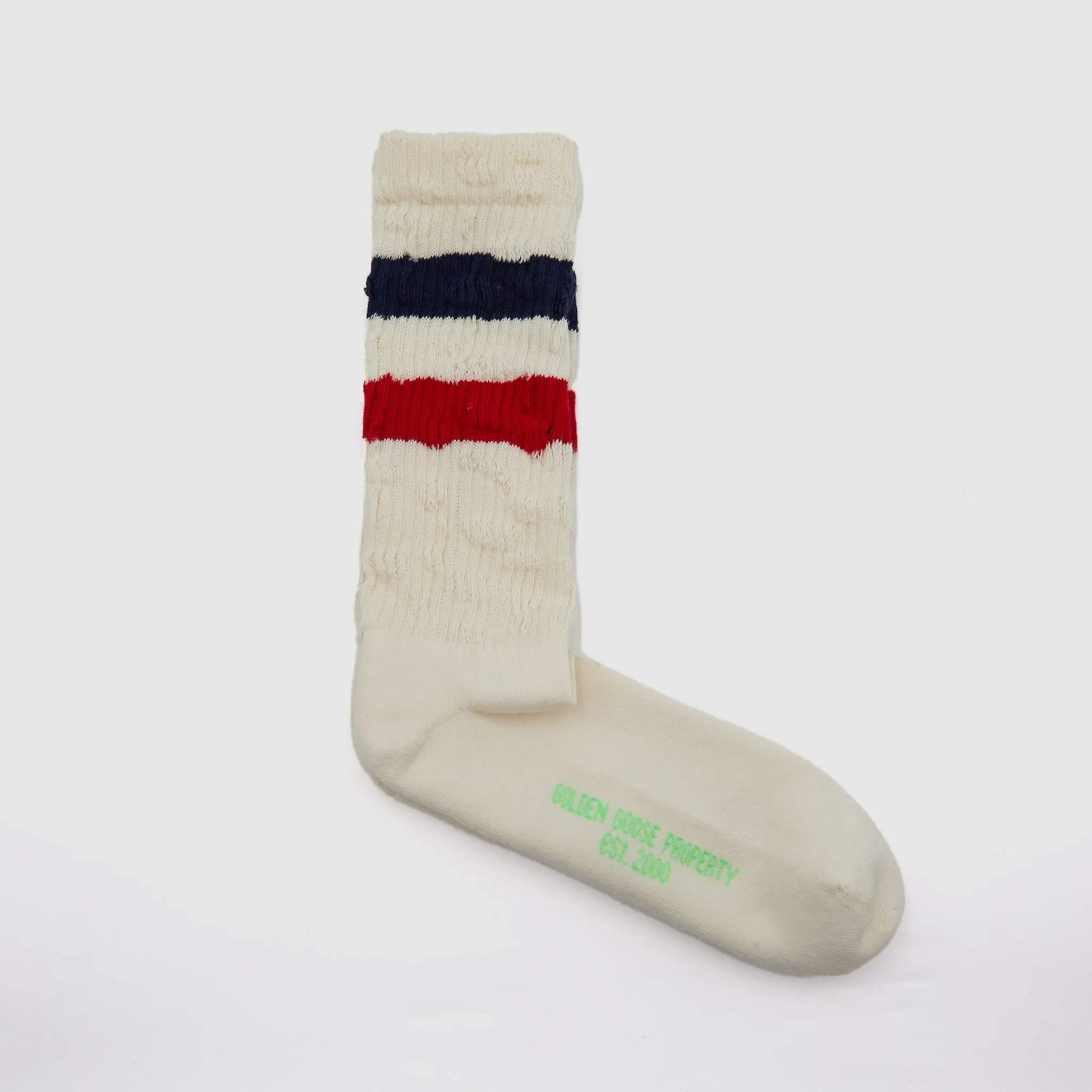 Golden Goose Rib Striped High Socks sold by DeeCee style