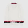 Rakki V-Neck Knitted Tennis Cotton Jumper Alonzo Richard Gonzalez 1948 sold by DeeCee style