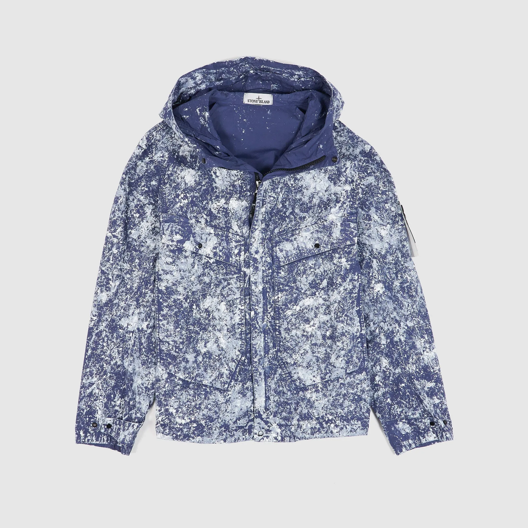 Stone Island White Pigment Short Parka sold by DeeCee style