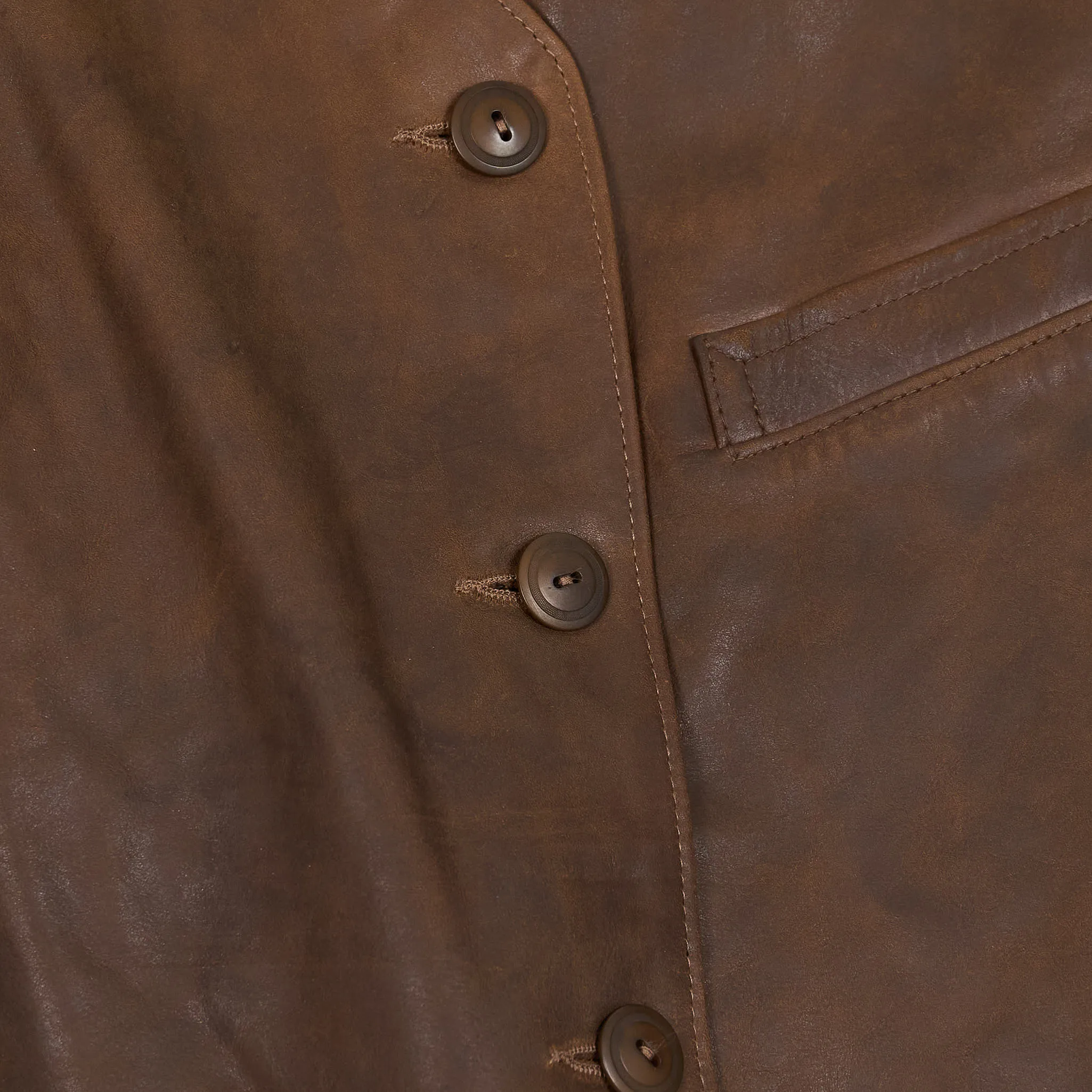 Double RL Ladies Cotton Sateen Sleeve Leather Jacket sold by DeeCee style product image thumbnail 4