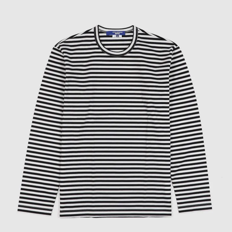 Junya Watanabe MAN Striped Crew Neck Long Sleeve T- Shirt made by Junya Watanabe