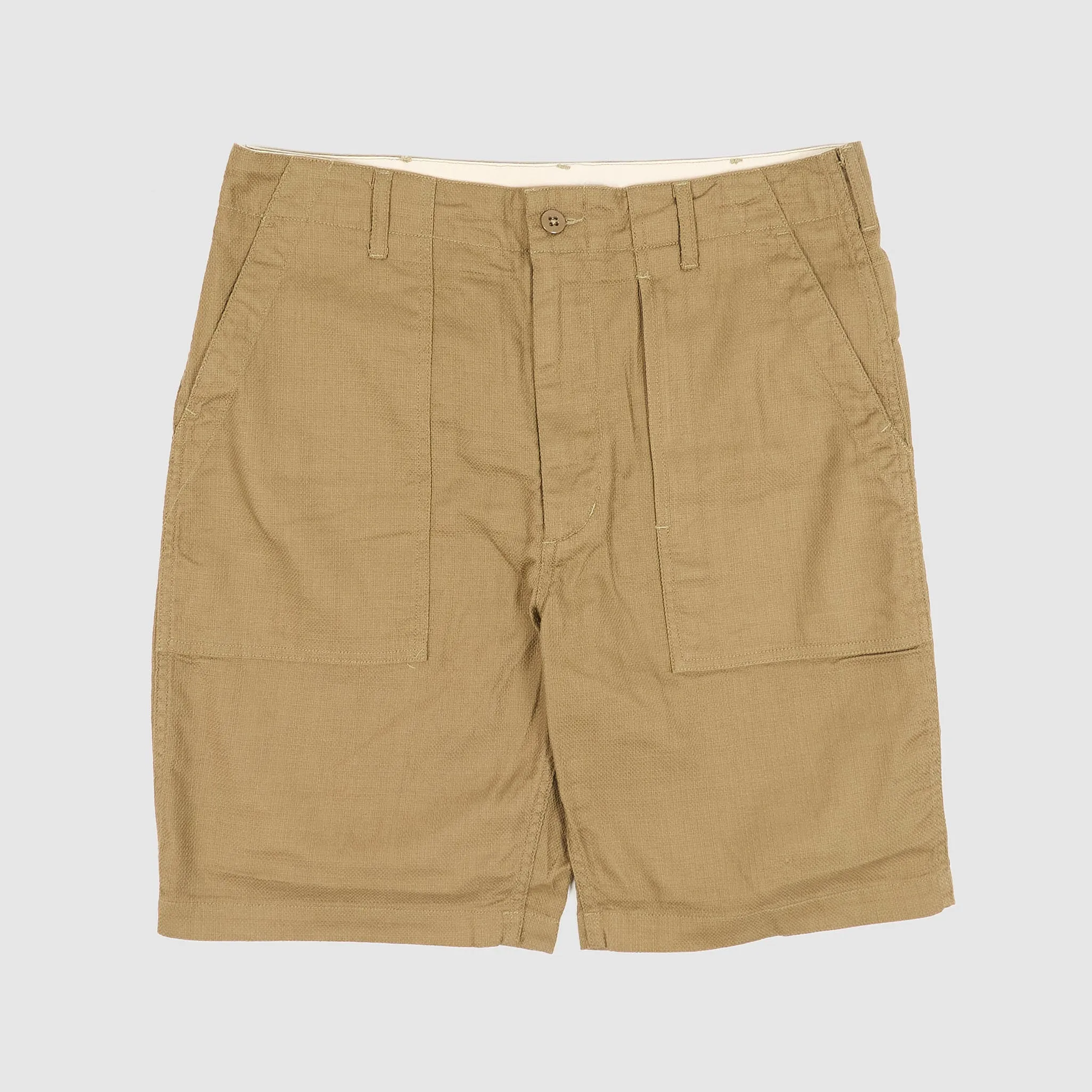 Engineered Garment Relaxed Fitted Fatigue Shorts Java Cloth sold by DeeCee style
