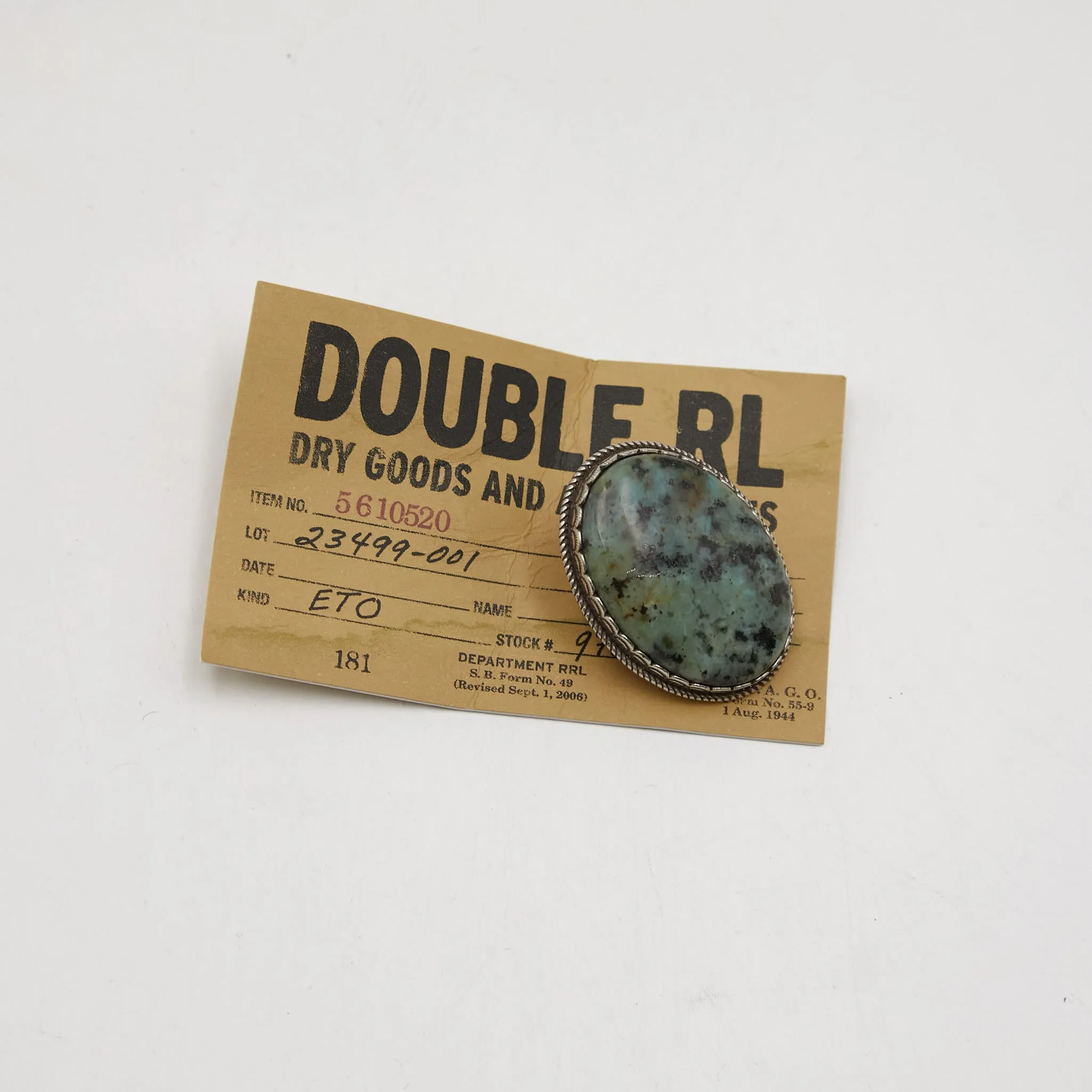 Double RL Turquoise Bandana Slider sold by DeeCee style