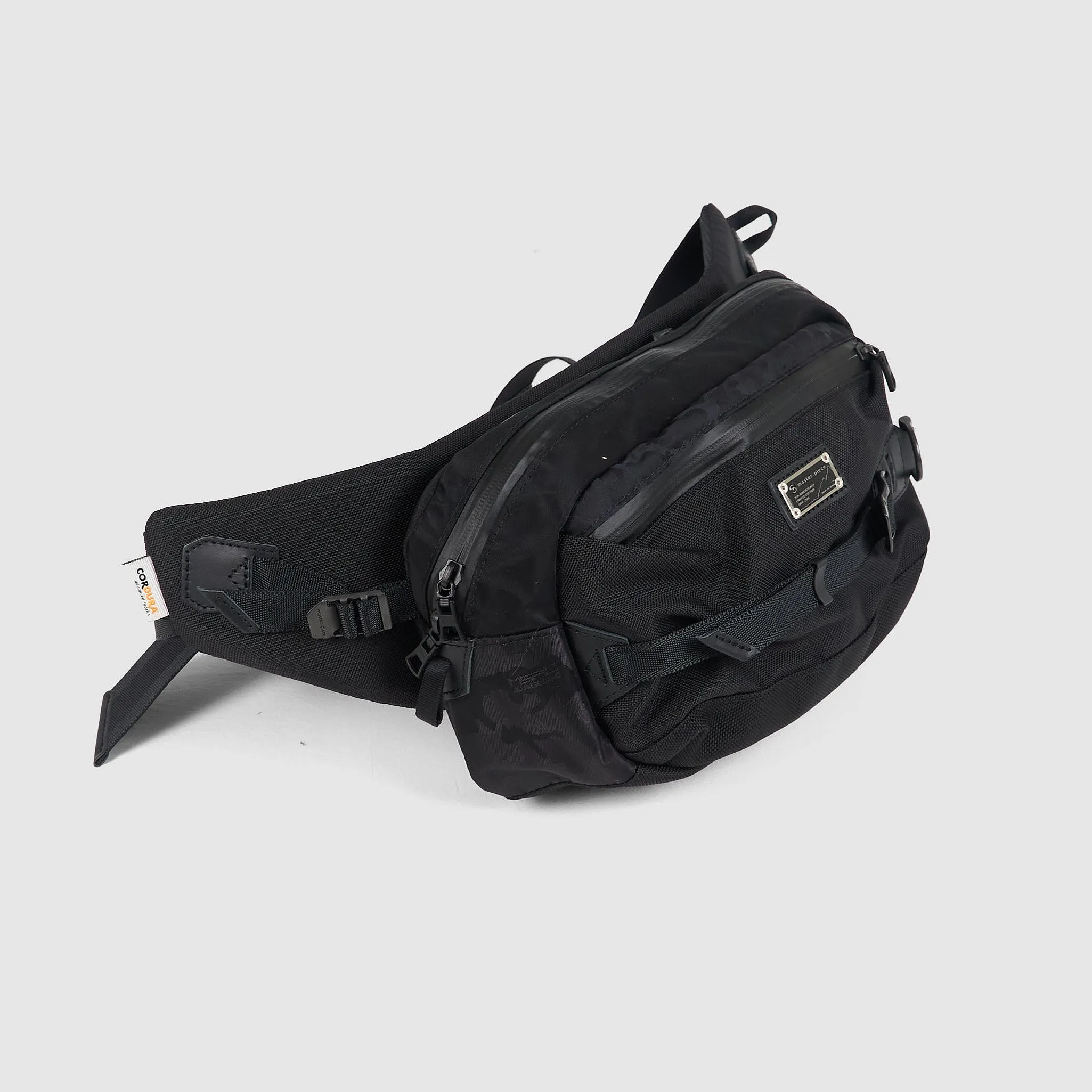 Master-Piece 30th Anniversay Black Crazy Waist Bag sold by DeeCee style