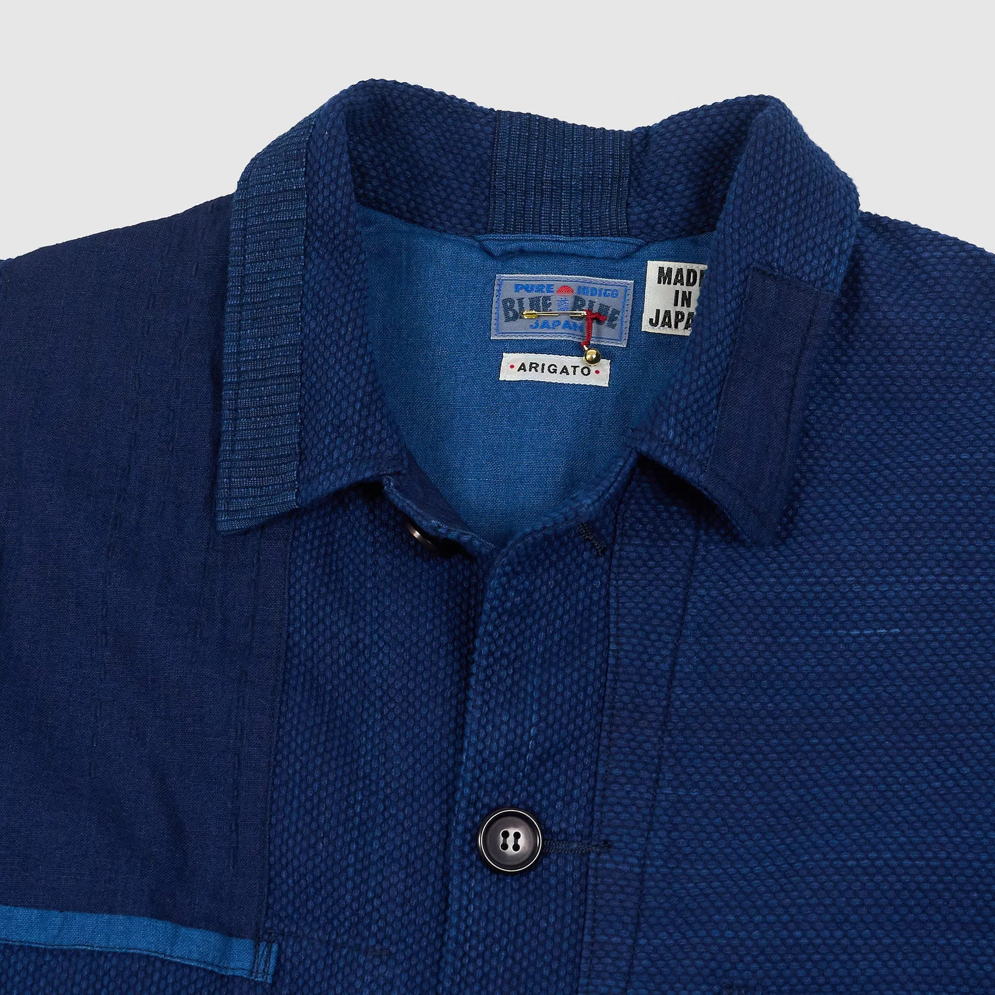 Blue Blue Japan Sashiko Nenrin Coverall Jacket sold by DeeCee style product image thumbnail 3