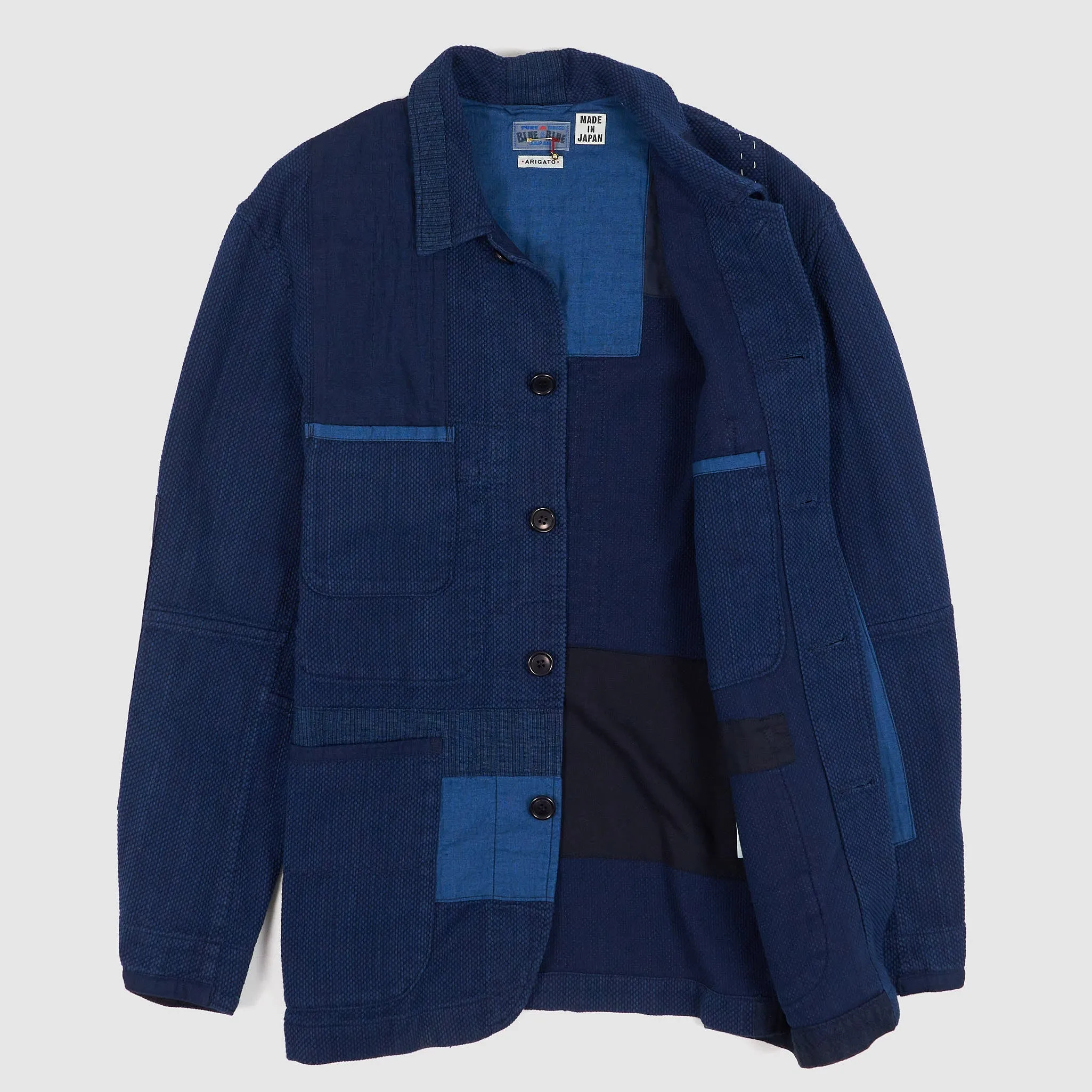 Blue Blue Japan Sashiko Nenrin Coverall Jacket sold by DeeCee style product image thumbnail 2