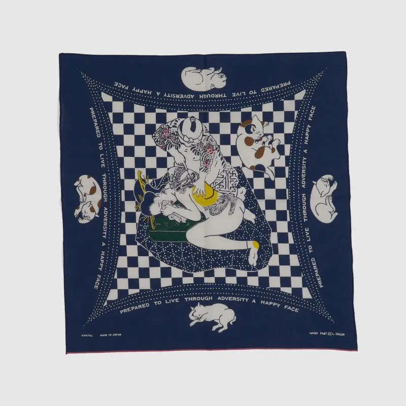 Kapital Black Tattoo Bandana sold by DeeCee style
