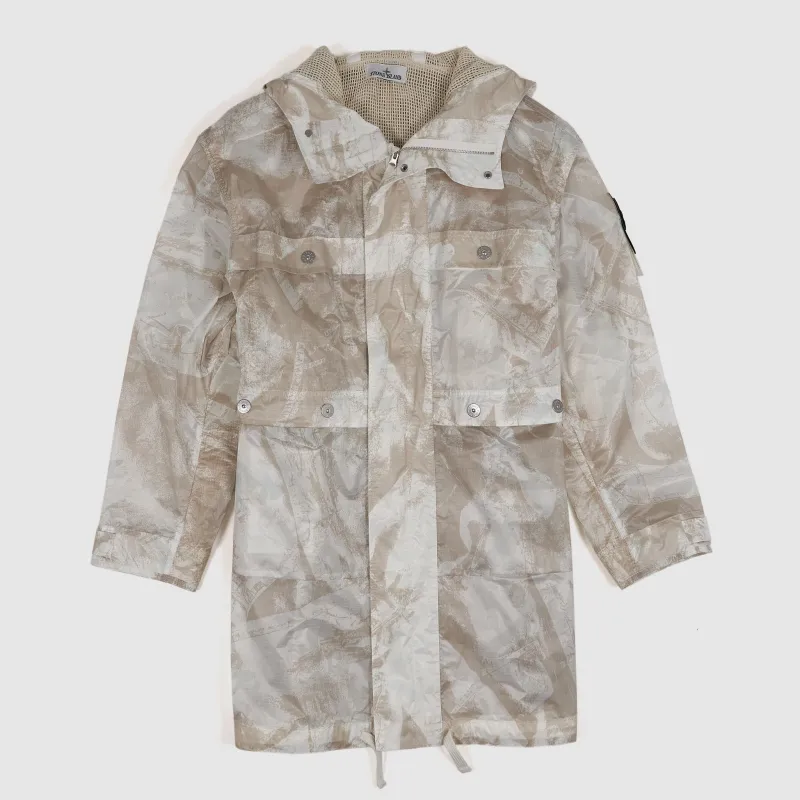Stone Island UV Reactive Long Parka sold by DeeCee style