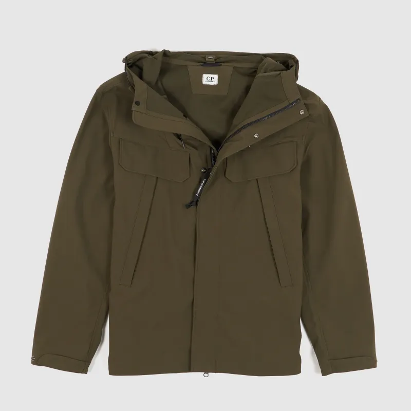 C.P. Company Soft Shell Hooded Jacket sold by DeeCee style