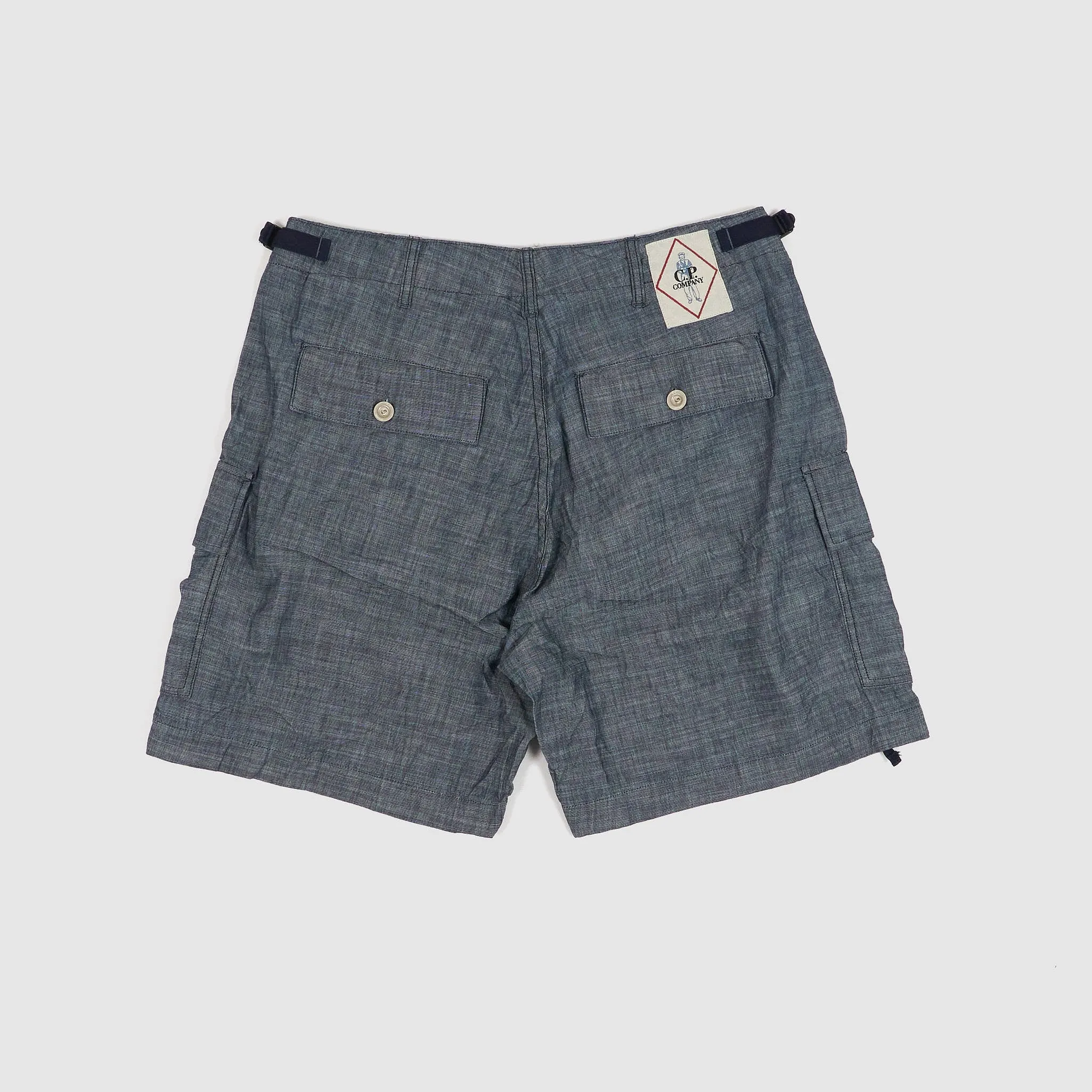 C.P. Company Chambray Cargo Shorts sold by DeeCee style product image thumbnail 4