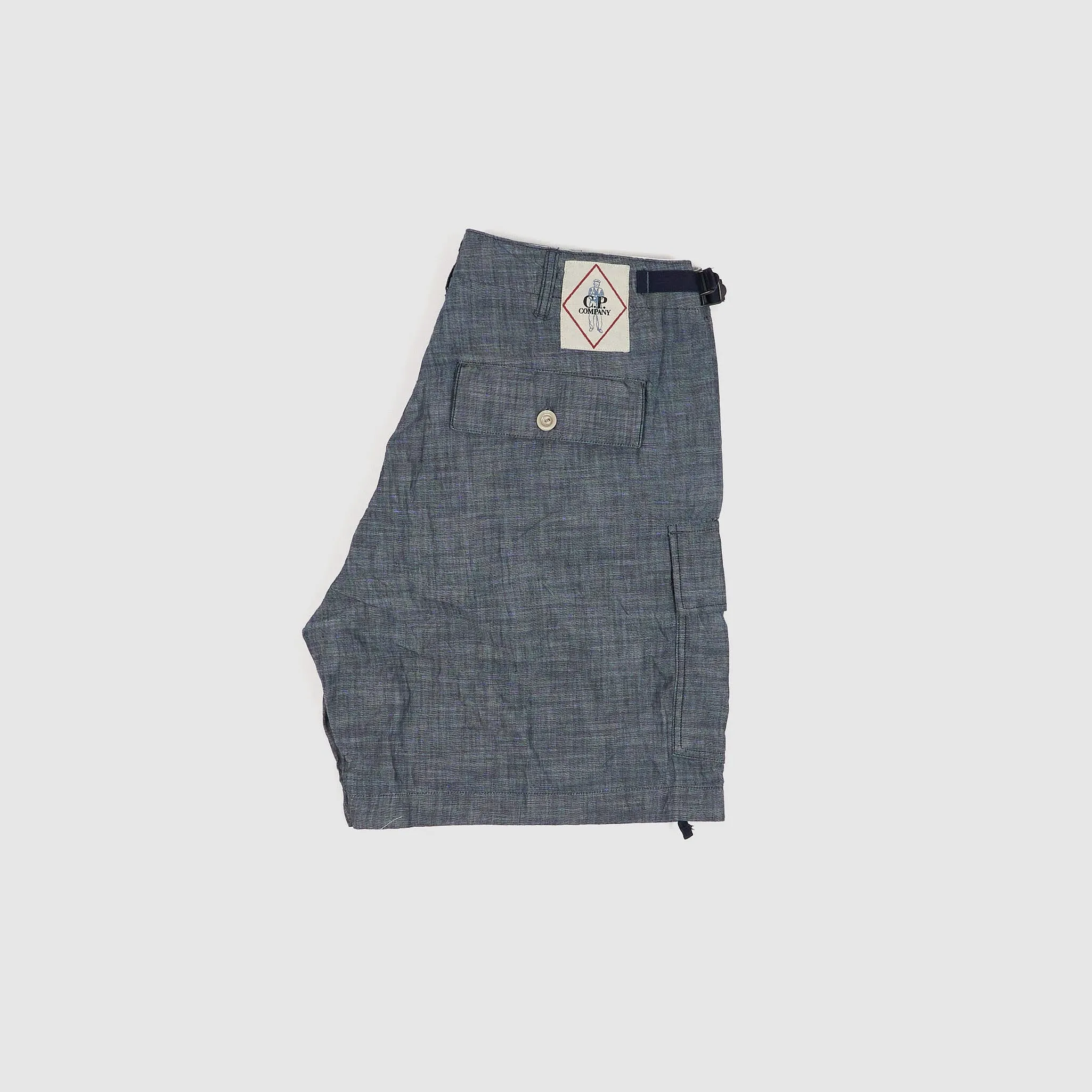 C.P. Company Chambray Cargo Shorts sold by DeeCee style product image thumbnail 2