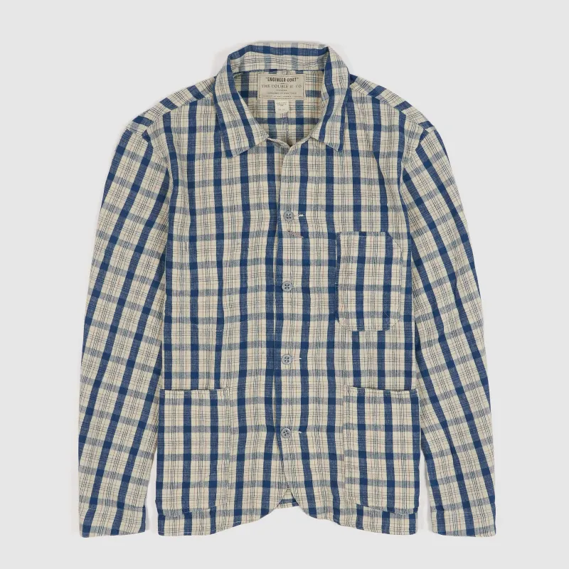 Double RL Madras Plaid Overshirt Blazer sold by DeeCee style