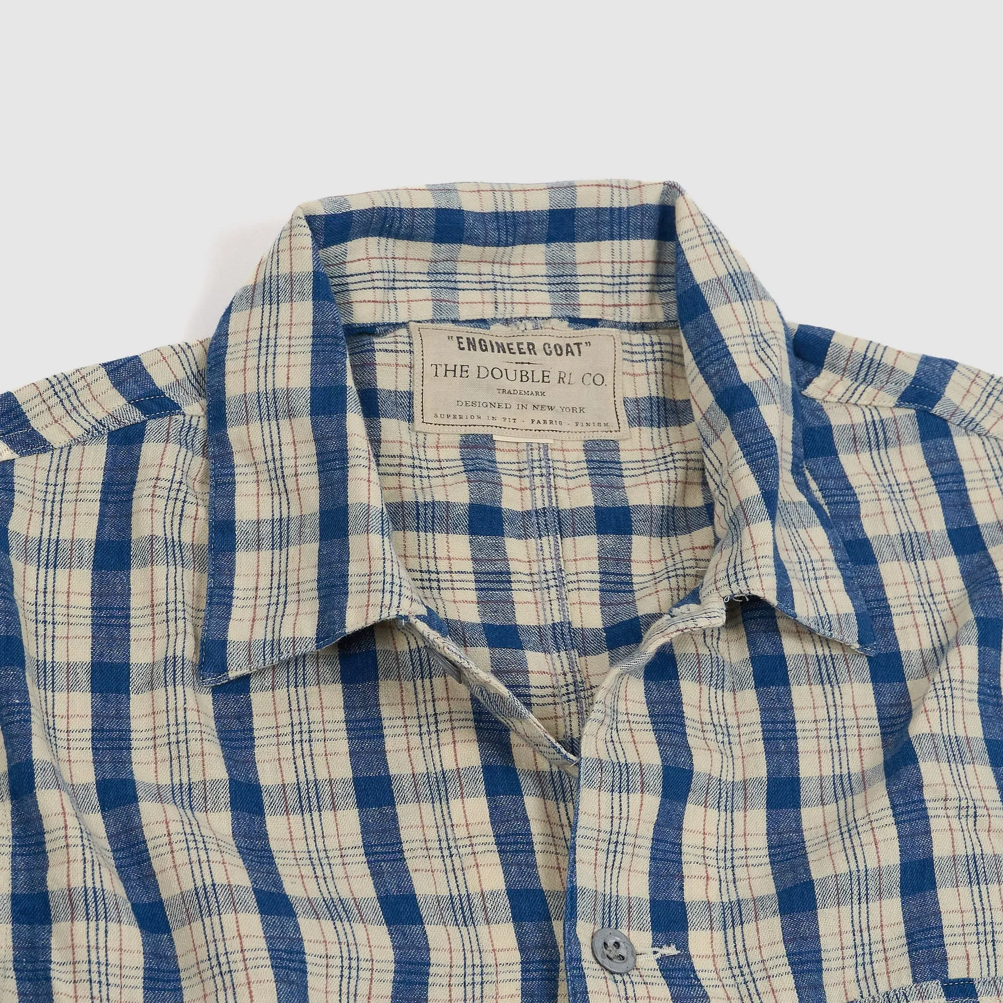 Double RL Madras Plaid Overshirt Blazer sold by DeeCee style product image thumbnail 2