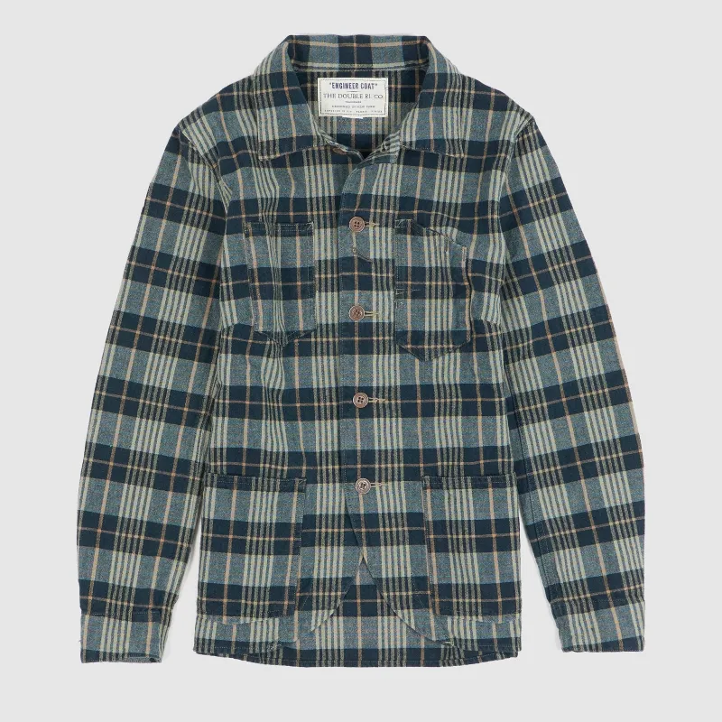 Double RL Ladies Plaid Blazer Shirt Jacket made by Double RL