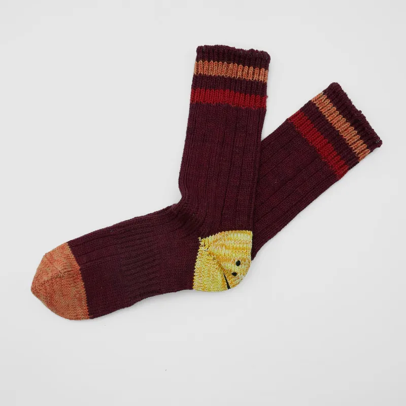 Kapital Cotton Smiley Socks made by Kapital