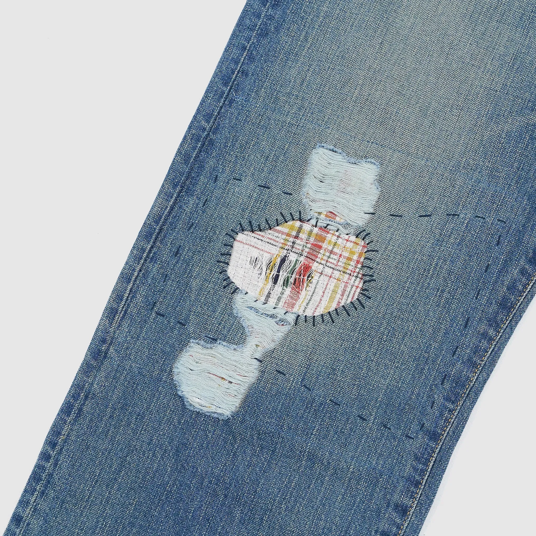 Junya Watanabe MAN Straight Patched and Repaired Denim Jeans sold by DeeCee style product image thumbnail 4