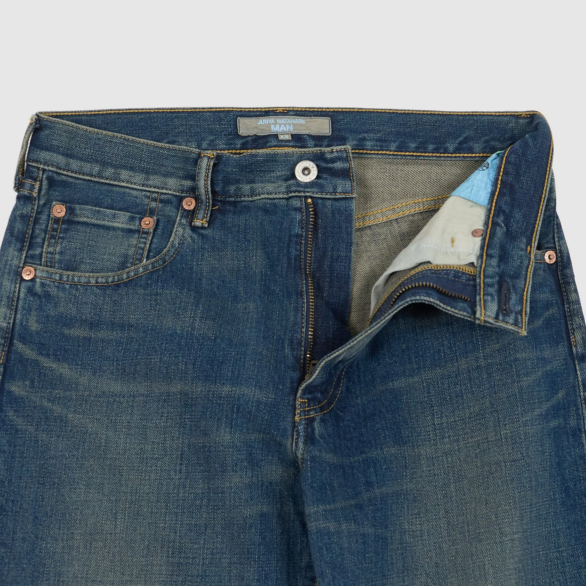 Junya Watanabe MAN Straight Cropped Denim Jeans sold by DeeCee style product image thumbnail 4