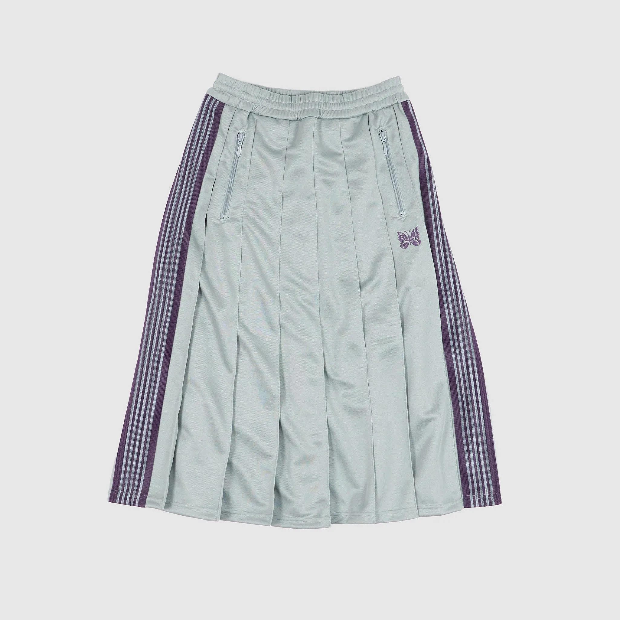 Needles Japan Pleated Track Skirt sold by DeeCee style