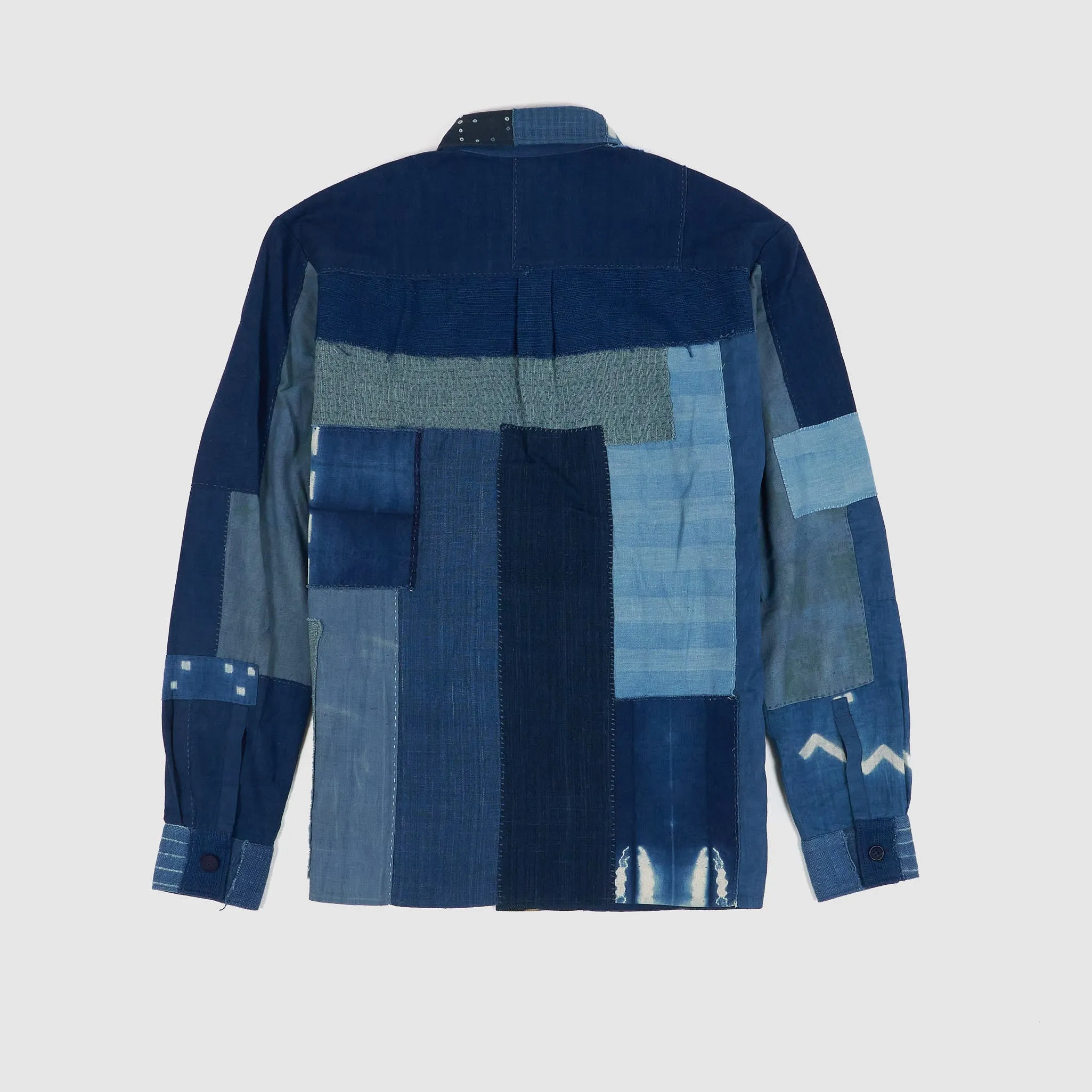 11.11 / eleven eleven Heavyweight Batic Long Sleeve Over Shirt sold by DeeCee style product image thumbnail 5