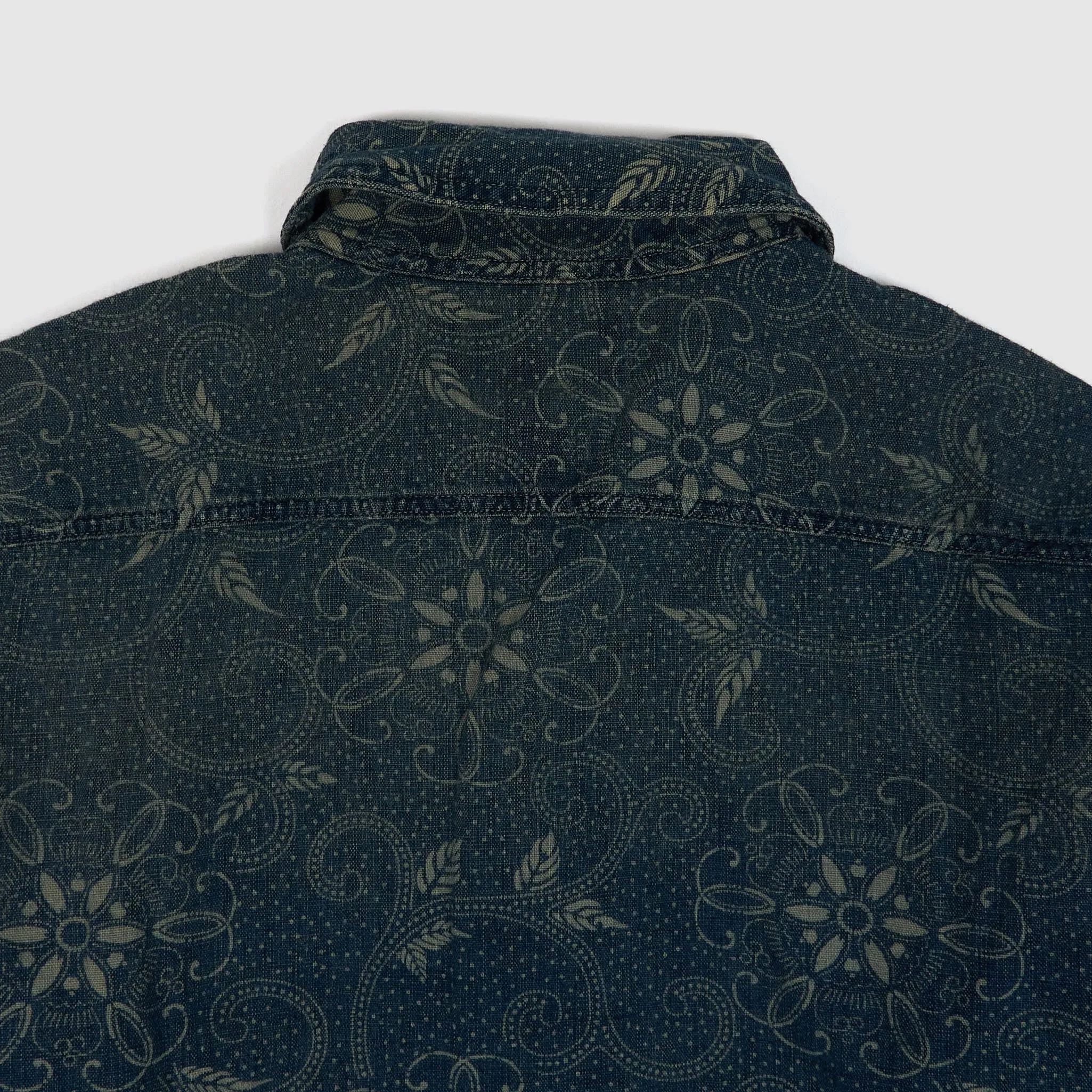 Double RL Wilson Indigo Dyed Overshirt sold by DeeCee style product image thumbnail 4