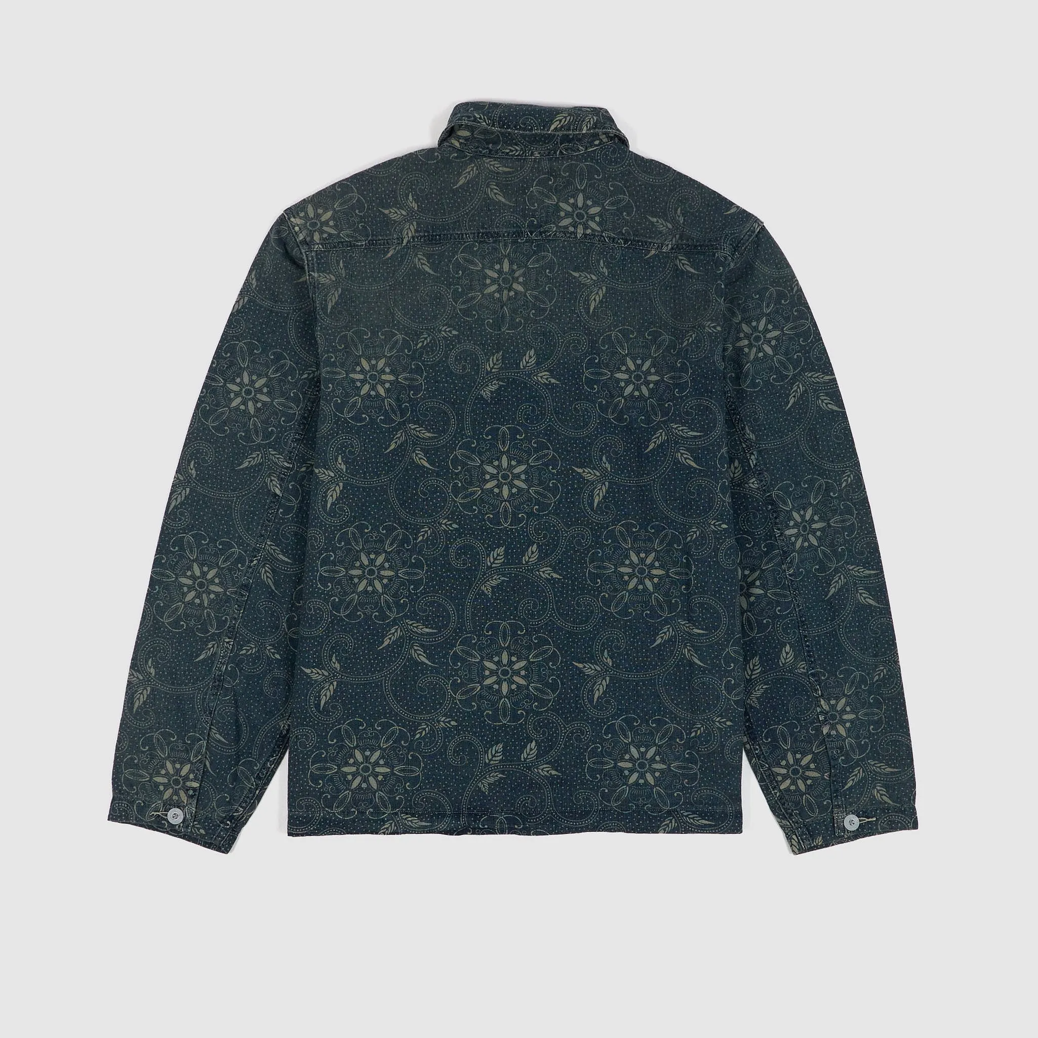 Double RL Wilson Indigo Dyed Overshirt sold by DeeCee style product image thumbnail 5