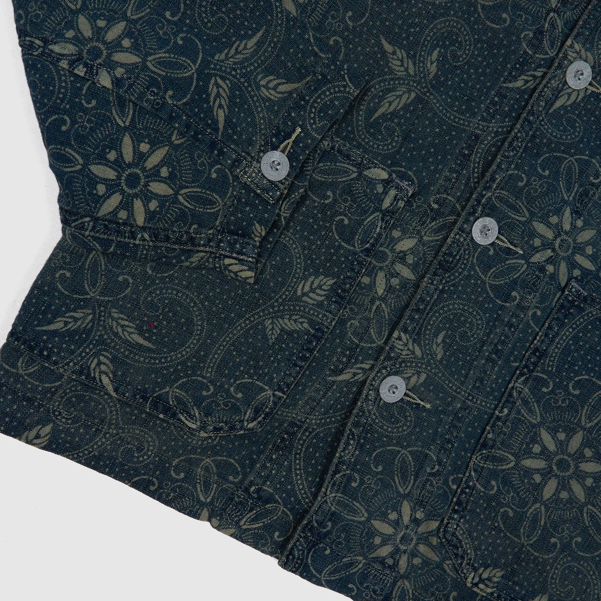 Double RL Wilson Indigo Dyed Overshirt sold by DeeCee style product image thumbnail 3