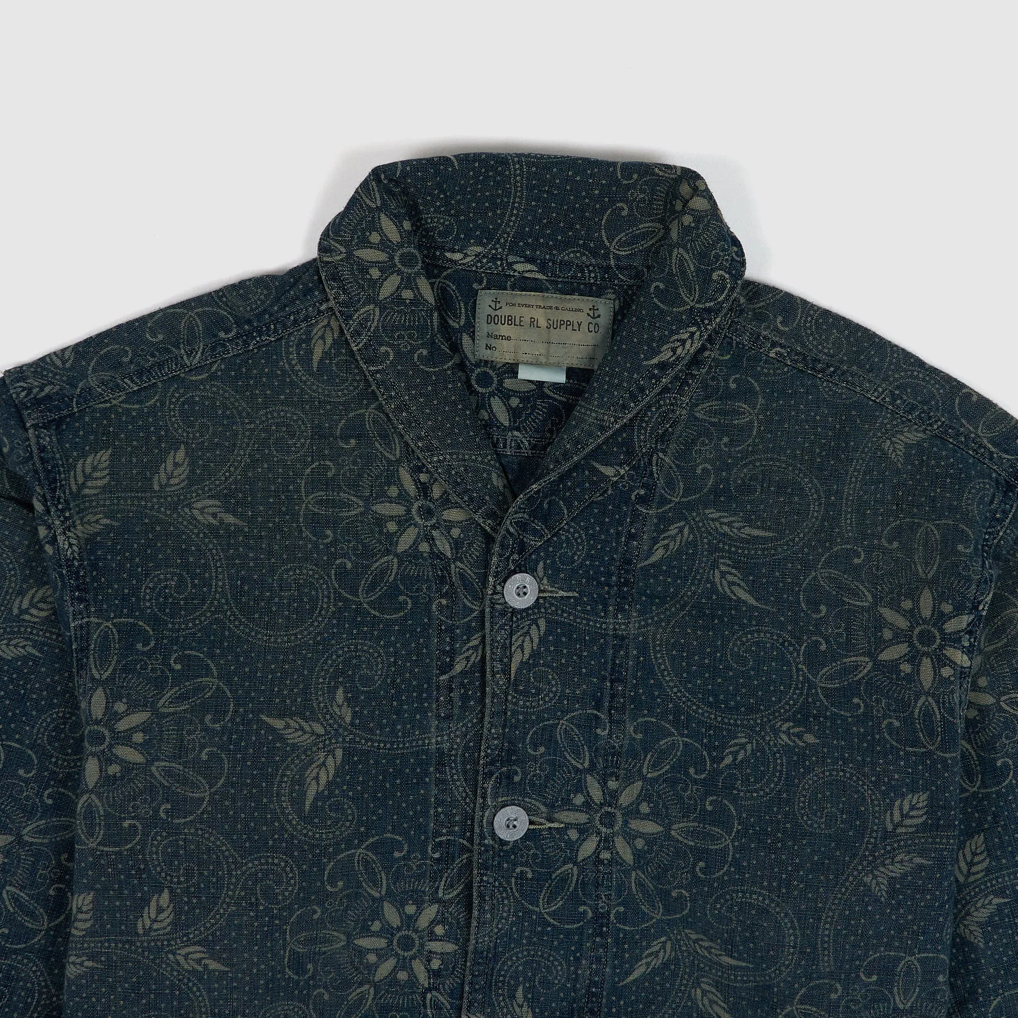 Double RL Wilson Indigo Dyed Overshirt sold by DeeCee style product image thumbnail 2