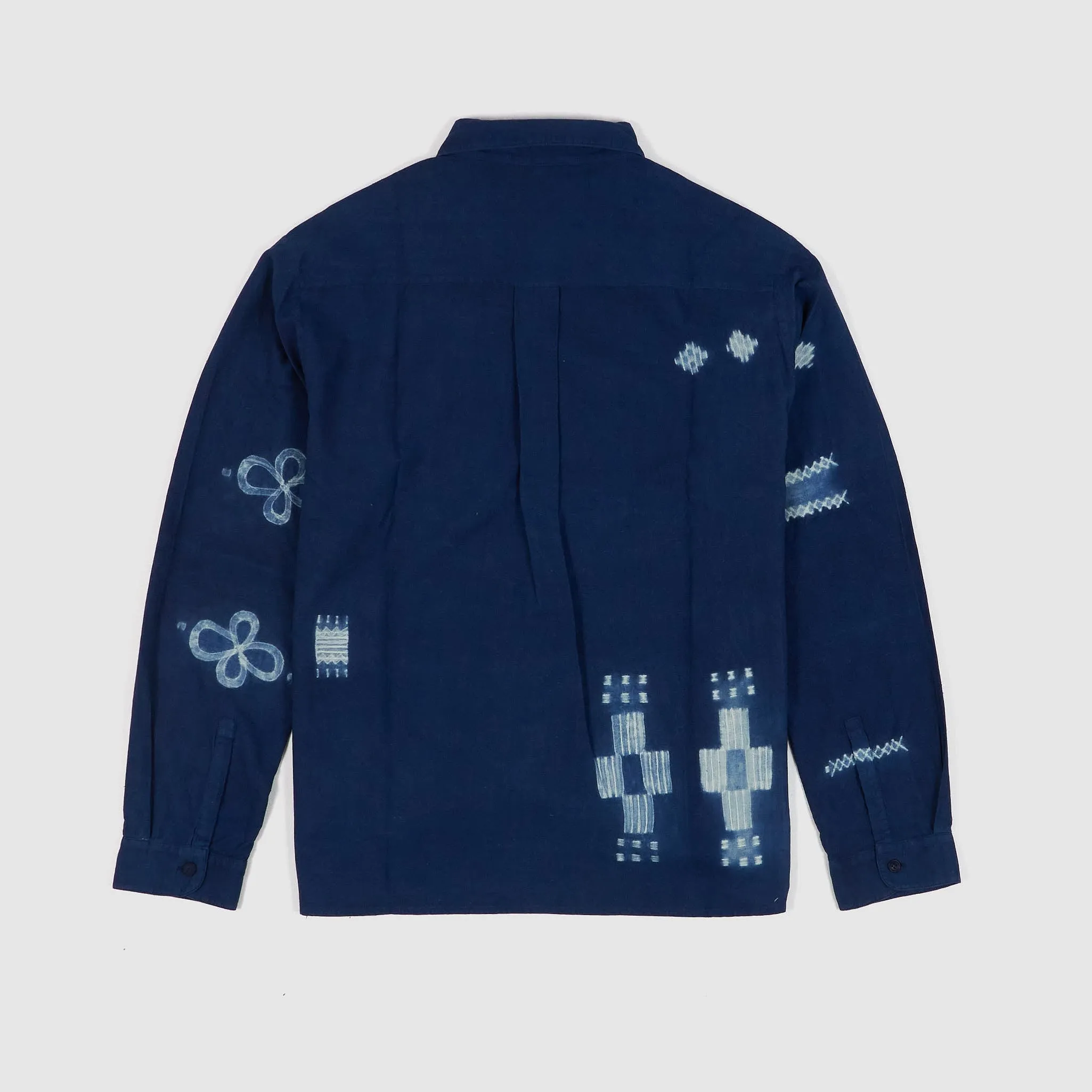 11.11 / eleven eleven Indigo Lovers Batic Printed Shirt sold by DeeCee style product image thumbnail 4