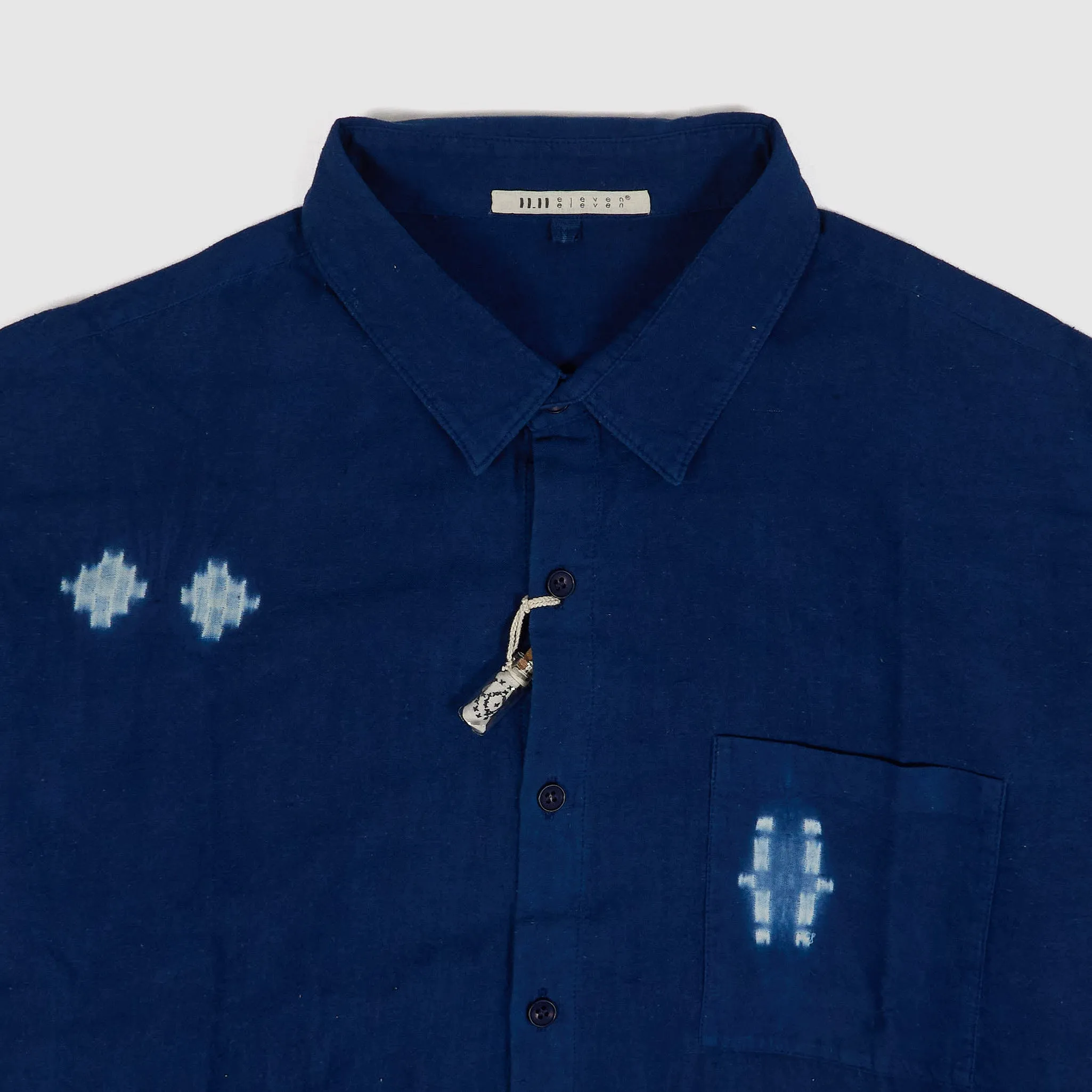11.11 / eleven eleven Indigo Lovers Batic Printed Shirt sold by DeeCee style product image thumbnail 2
