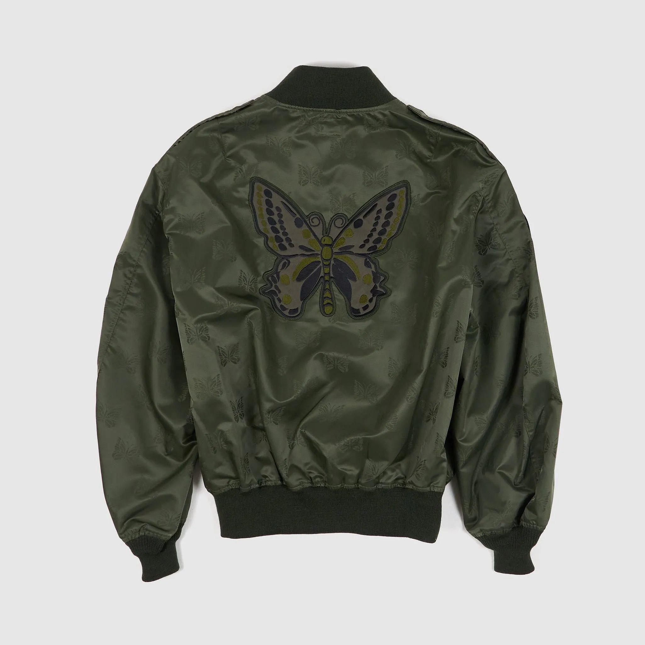Needles Japan L2-B Papillon Embroidered Bomber Jacket sold by DeeCee style product image thumbnail 3