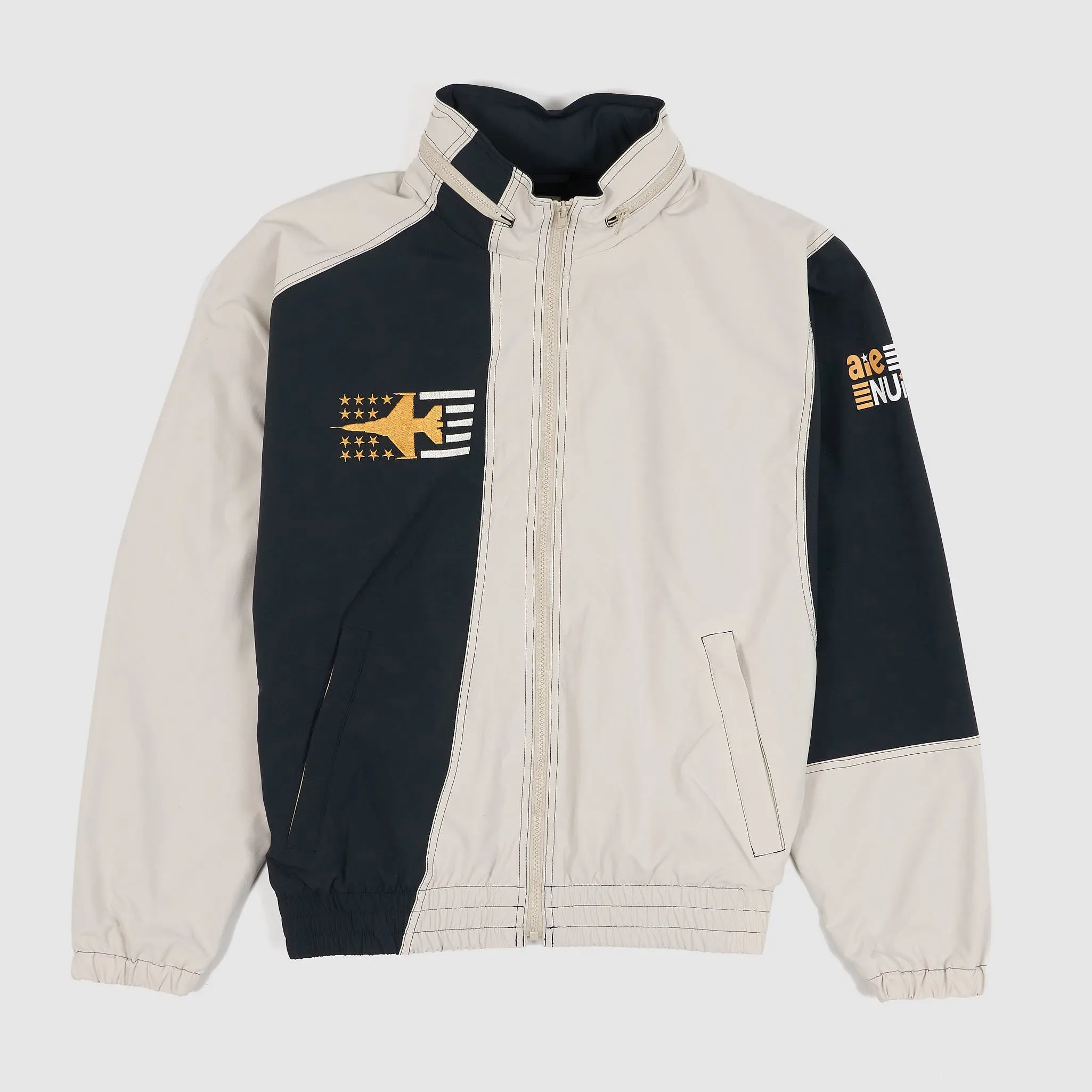 AÏE Taslan Typewriter Team Jacket sold by DeeCee style