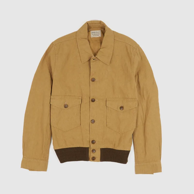 Double RL Linen-Cotton Canvas Jacket sold by DeeCee style
