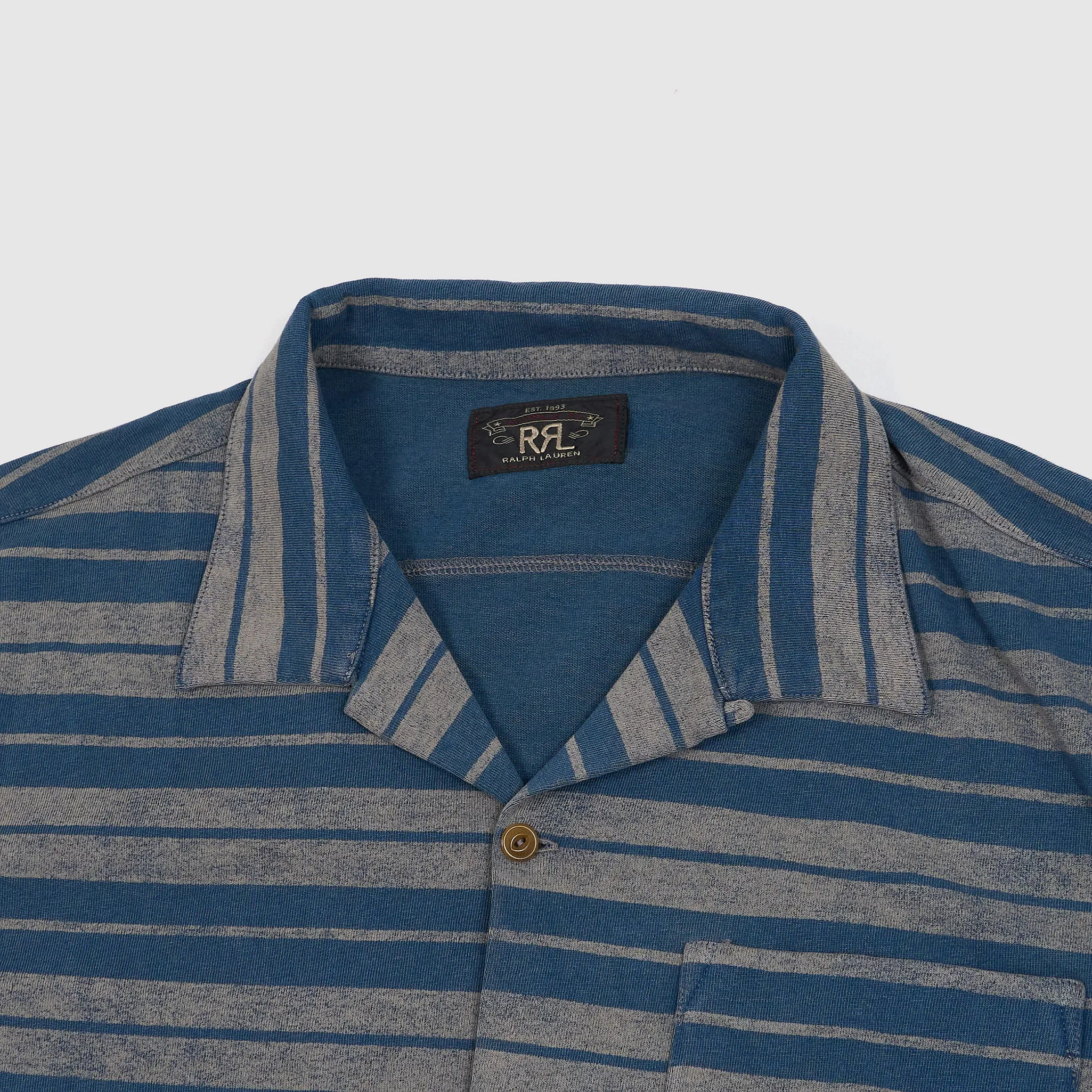 Double RL Camp Collar Jersey Pocket Over-Shirt sold by DeeCee style product image thumbnail 2