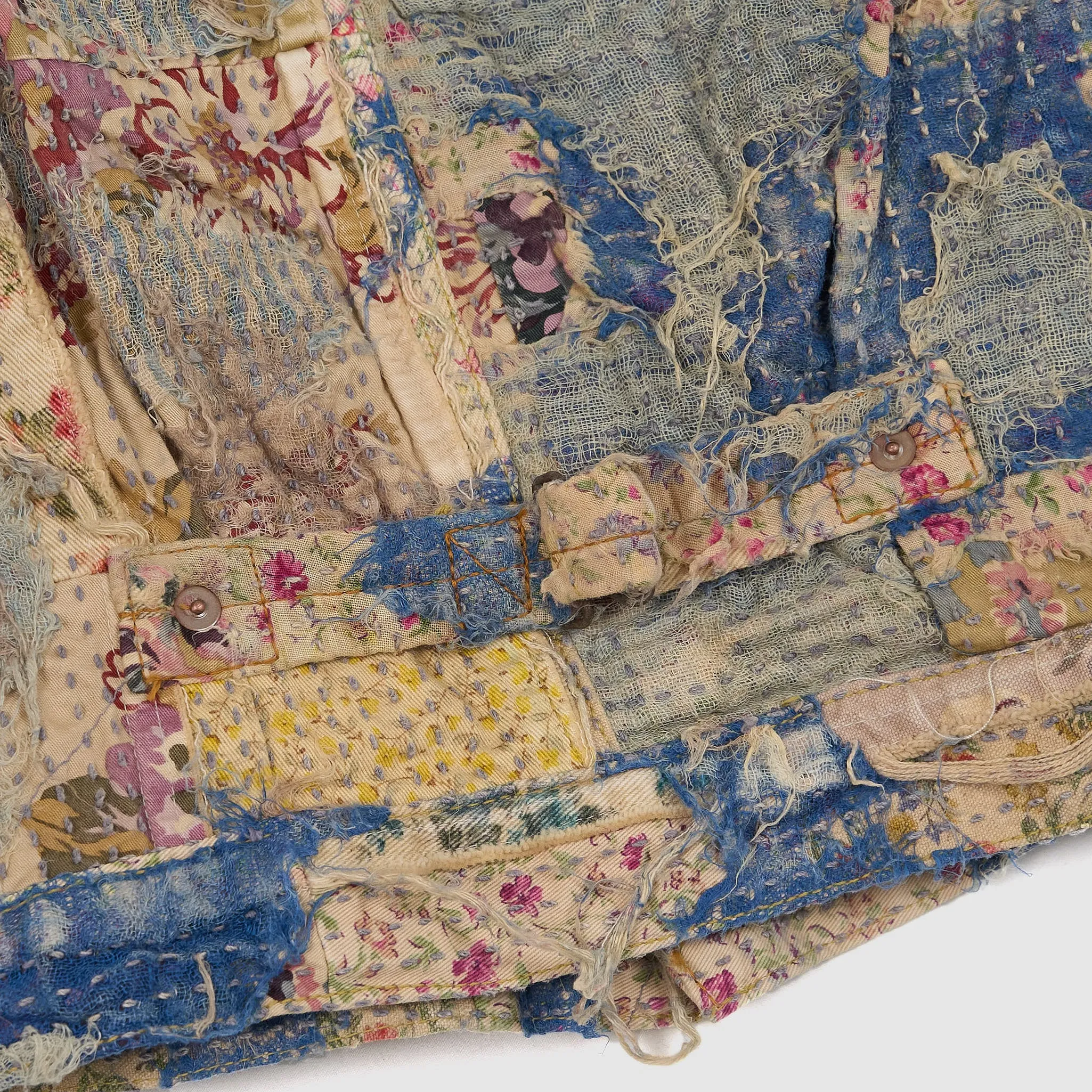 Kapital Distressed Floral-Boro Cotton and Linen Type-1 Jacket sold by DeeCee style product image thumbnail 5