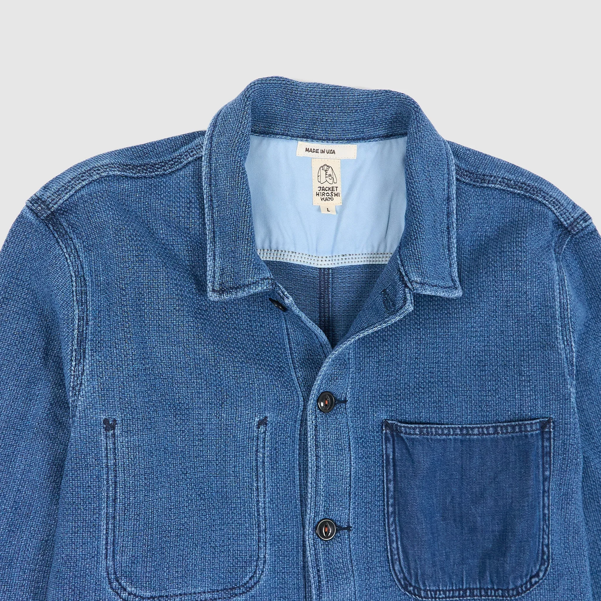 Hiroshi Kato Sashiko Overshirt sold by DeeCee style product image thumbnail 3