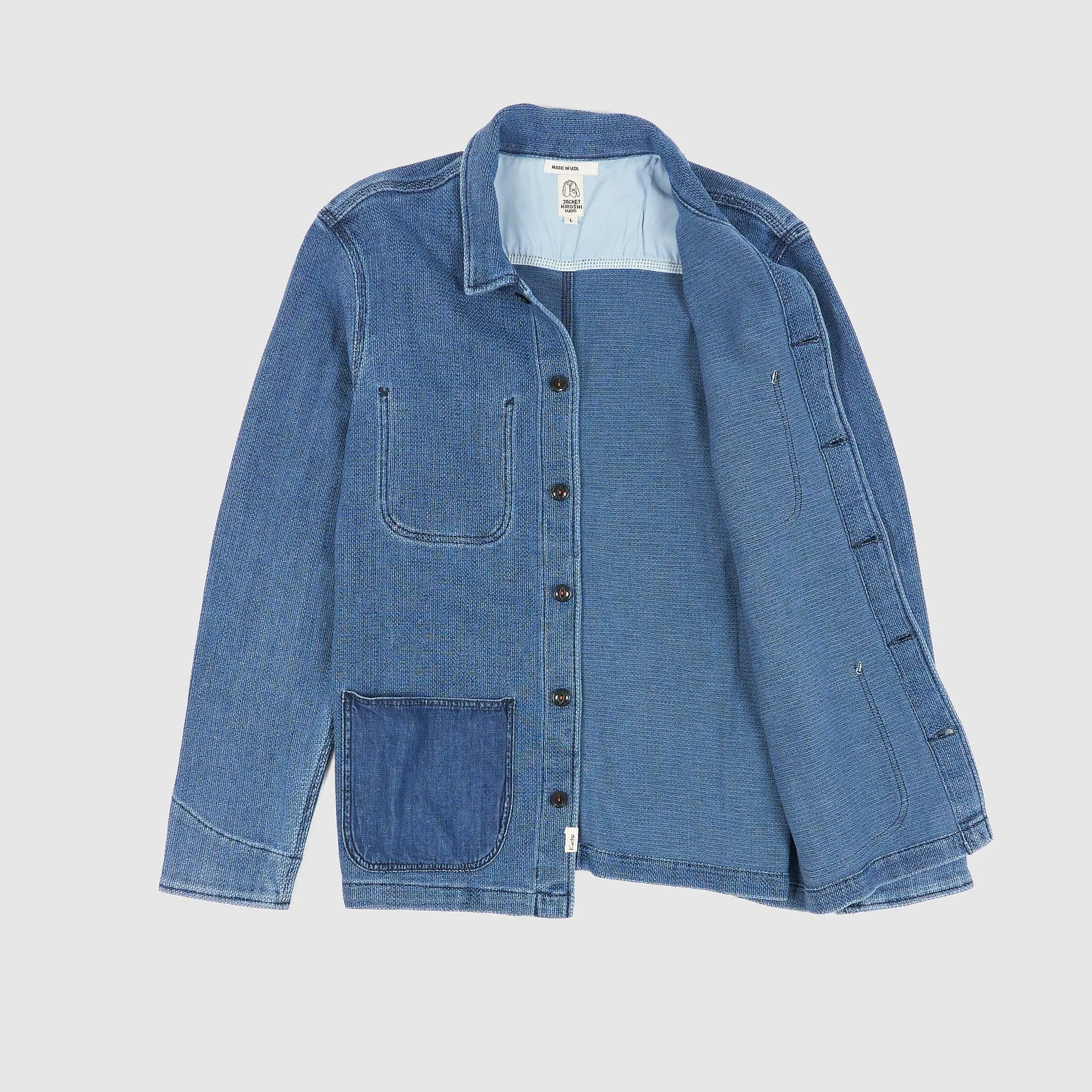 Hiroshi Kato Sashiko Overshirt sold by DeeCee style product image thumbnail 2