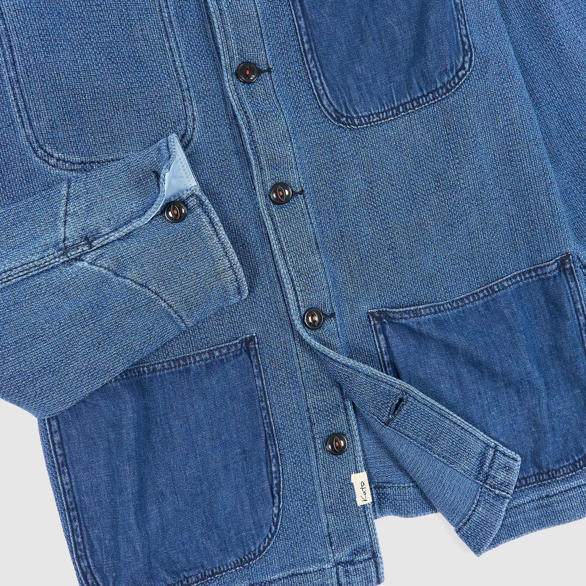 Hiroshi Kato Sashiko Overshirt sold by DeeCee style product image thumbnail 4