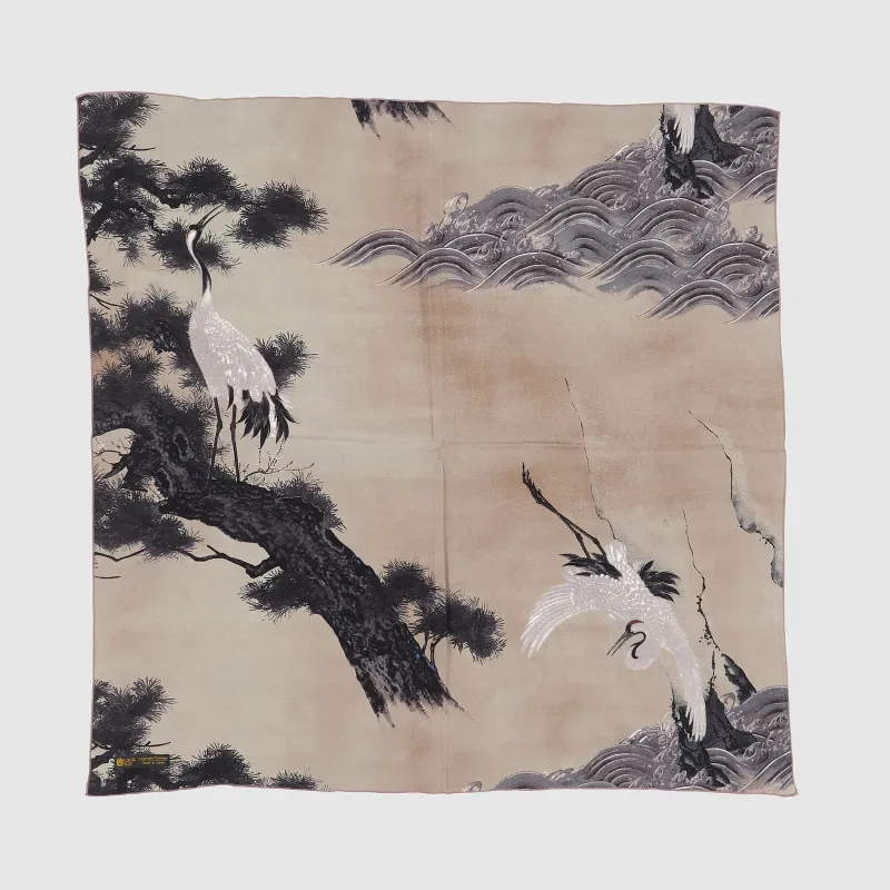 Black Sign Crane Bandana sold by DeeCee style
