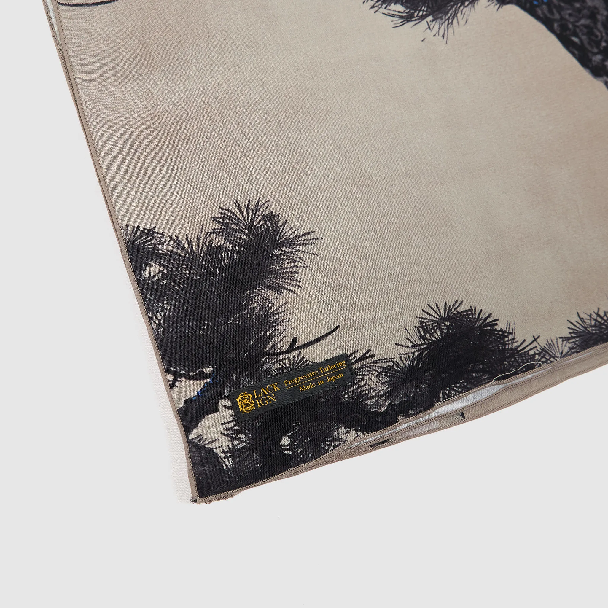 Black Sign Crane Bandana sold by DeeCee style product image thumbnail 3