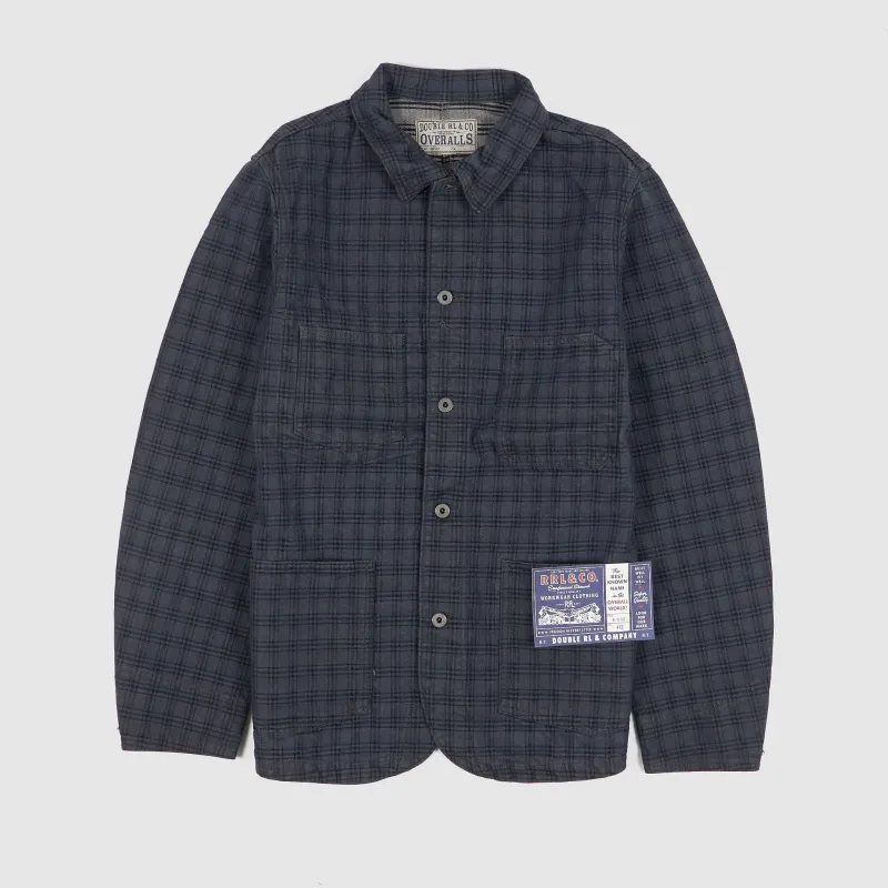 Double RL Unlined Jaqcuard Woven Denim Jacket sold by DeeCee style