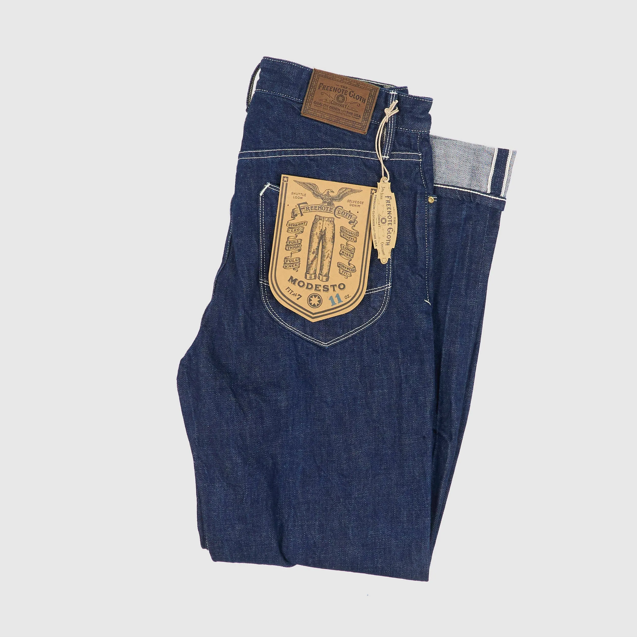 Freenote Cloth 5-Pocket Modesto 11oz straight Jeans sold by DeeCee style product image thumbnail 2