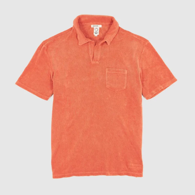 Kato Terry Cloth Polo Shirt sold by DeeCee style