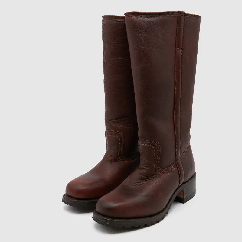 FRYE 14G Shearling Campus Boots sold by DeeCee style