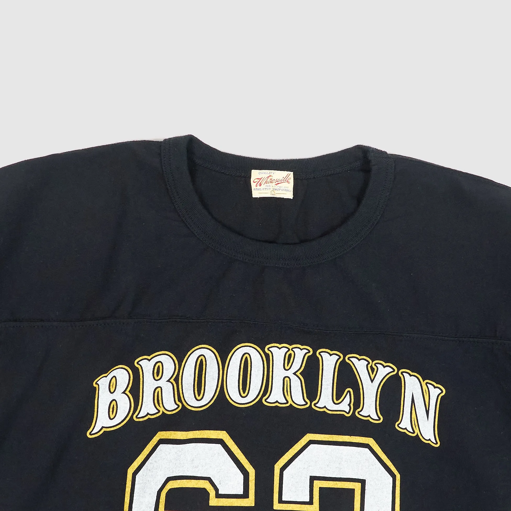 Whitesville Brooklyn Baseball Short Sleeve Crew Neck T-Shirt sold by DeeCee style product image thumbnail 3